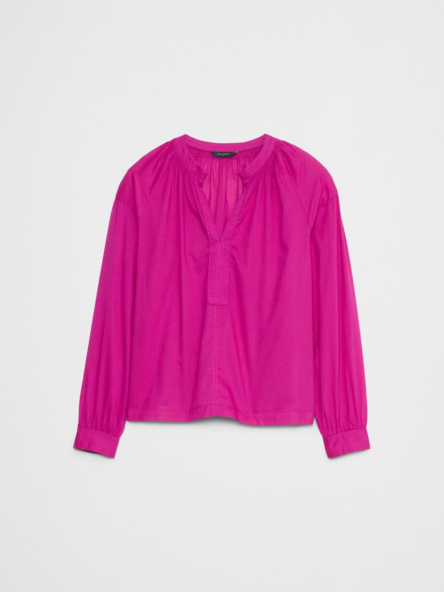 Sheer Trapunto Stitch Voile Top Product Image