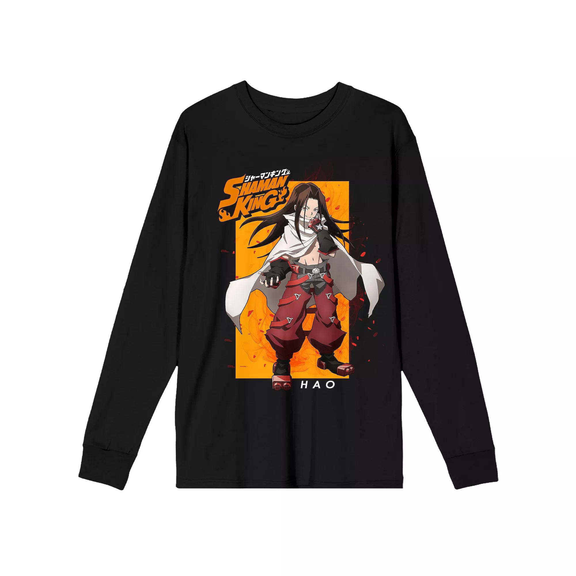 Men's Shaman King Hao Asakura Long Sleeve Tee,  Product Image