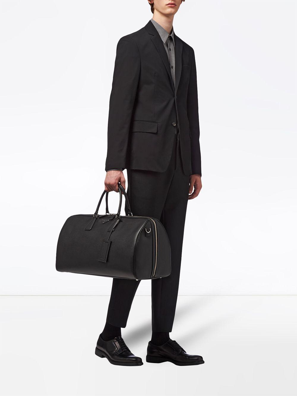 Saffiano leather duffle bag Product Image