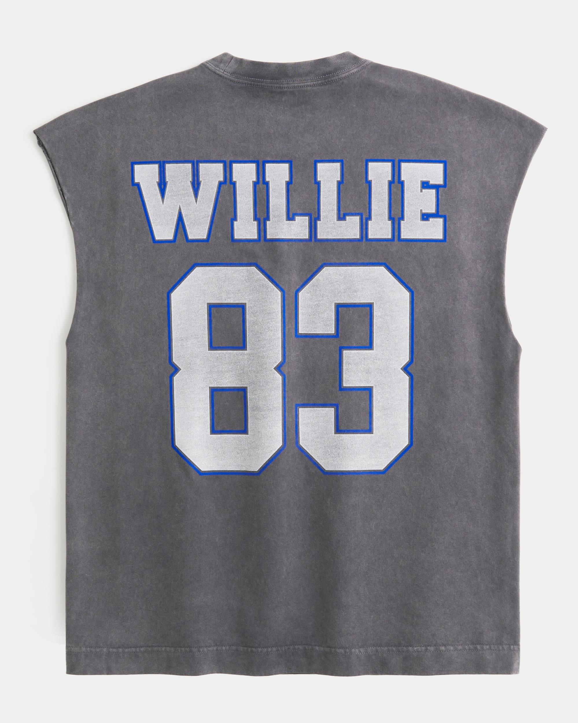 Boxy Heavyweight Willie Nelson Graphic Tank Product Image