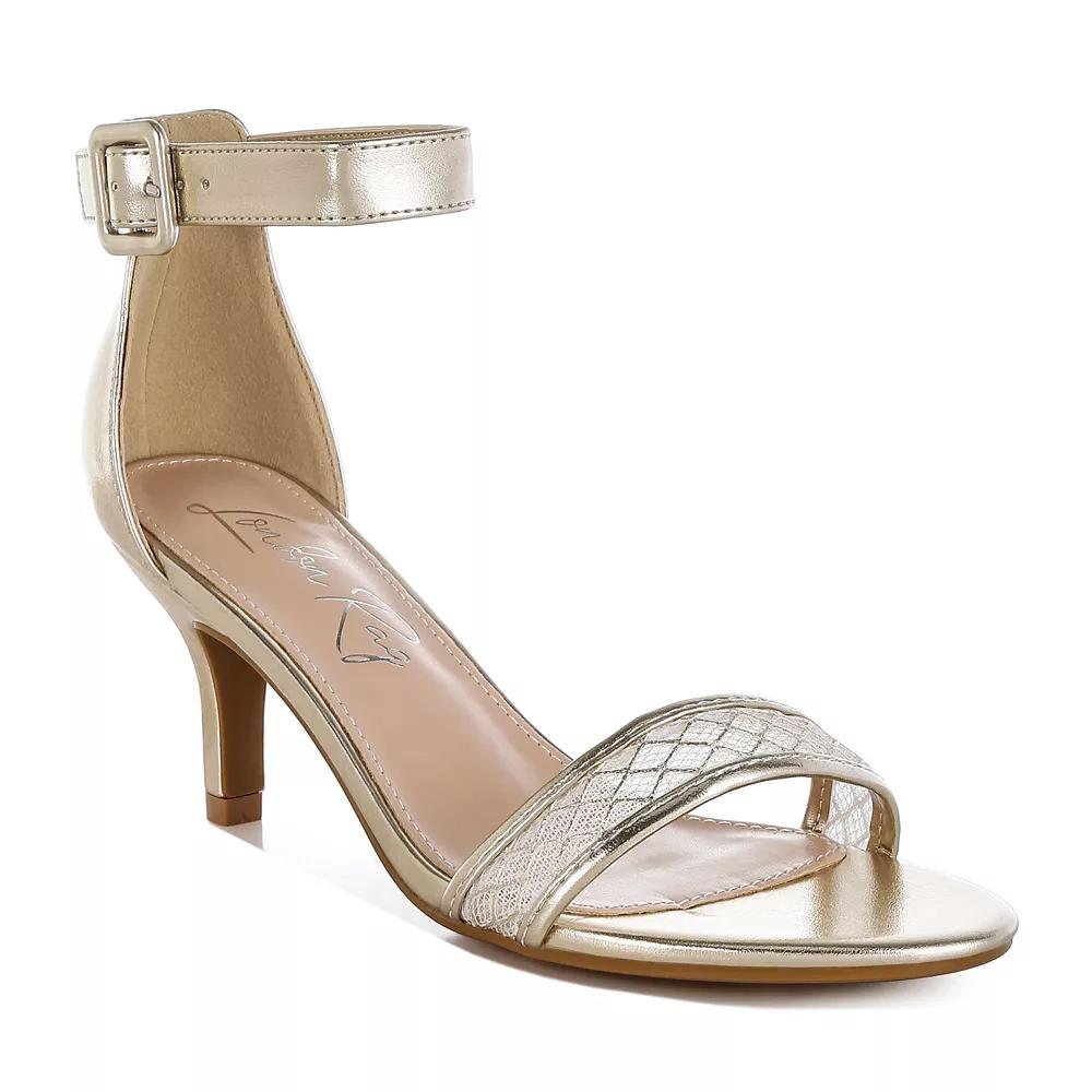 London Rag Ninto Women's Heels, Size: 10, Gold Product Image