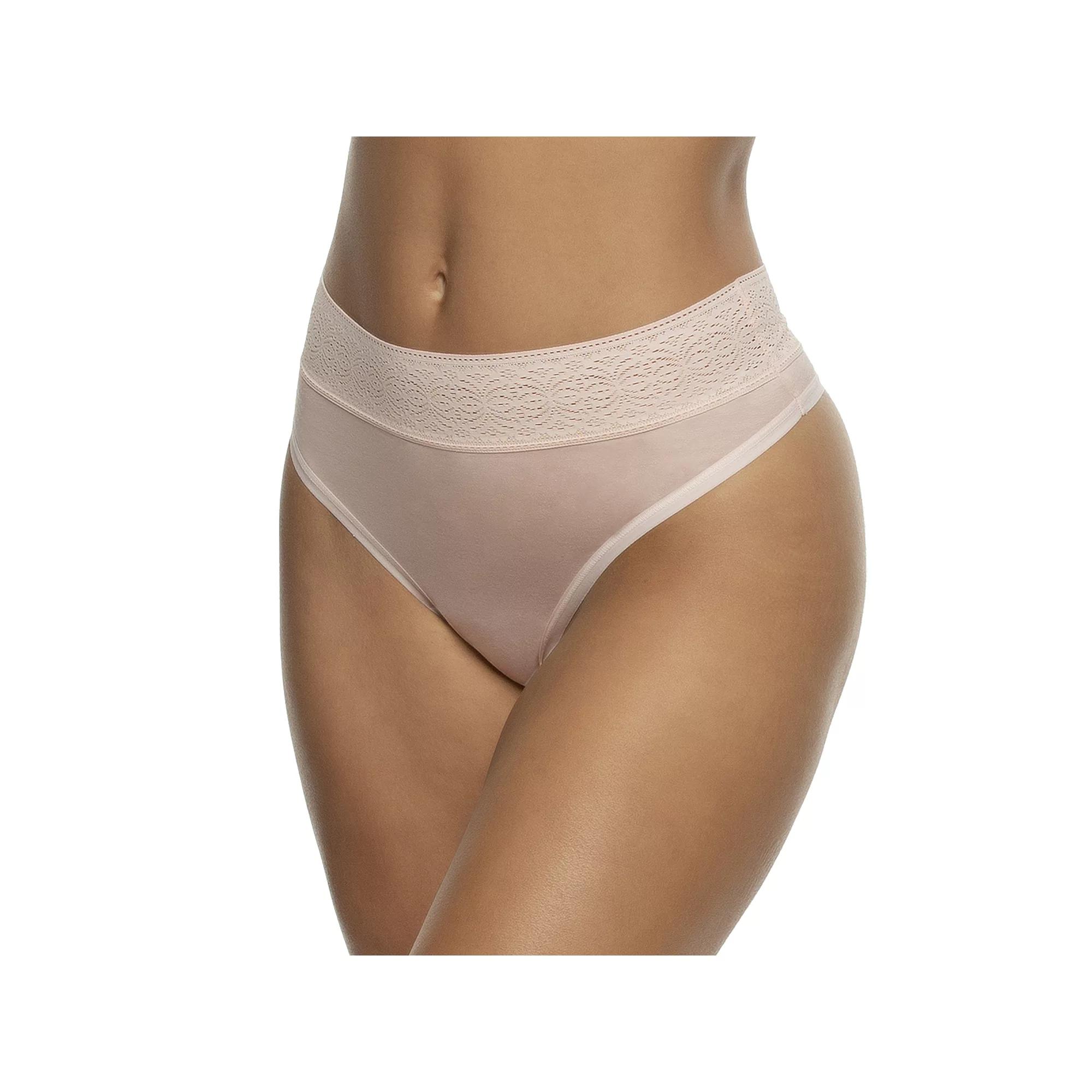Women's Jezebel Serene High Waisted Thong Panty 530164,  Product Image