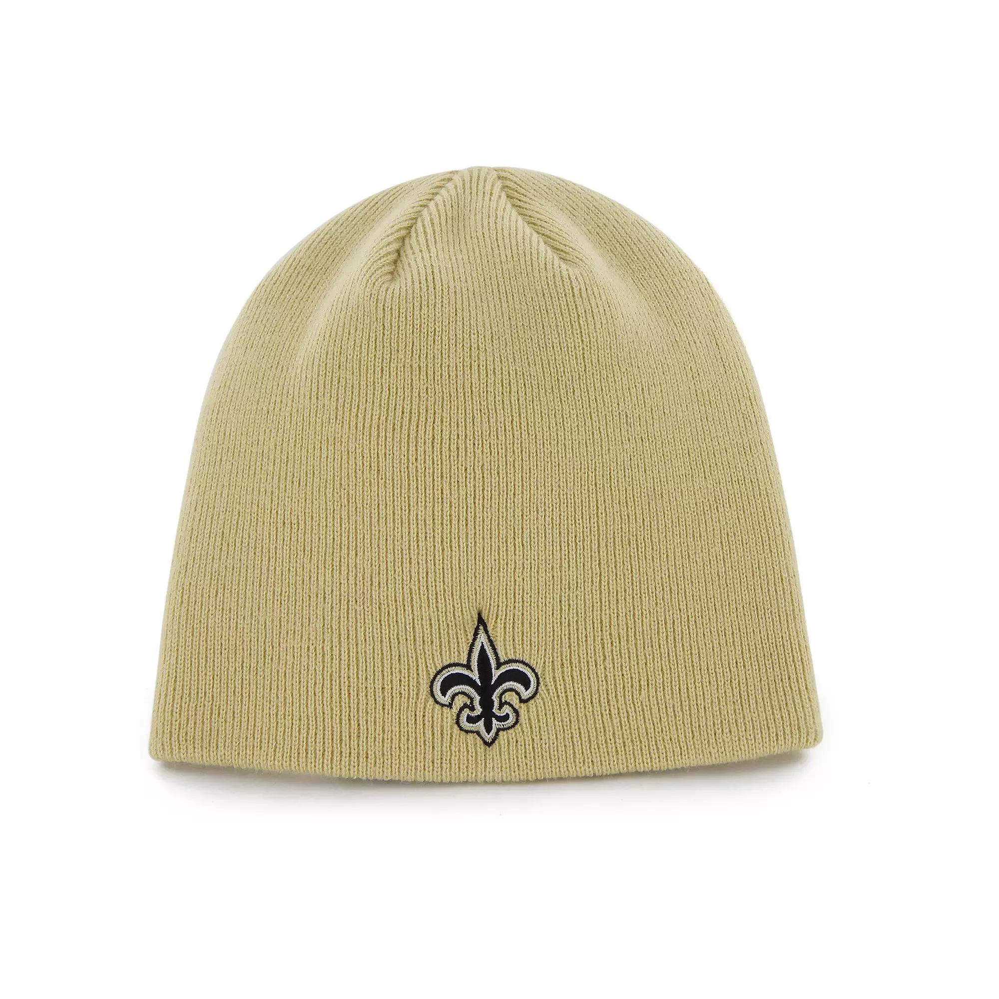 Men's '47 Gold New Orleans Saints Secondary Logo Knit Beanie Product Image