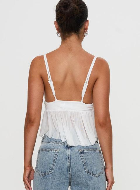 Corella Top White Product Image