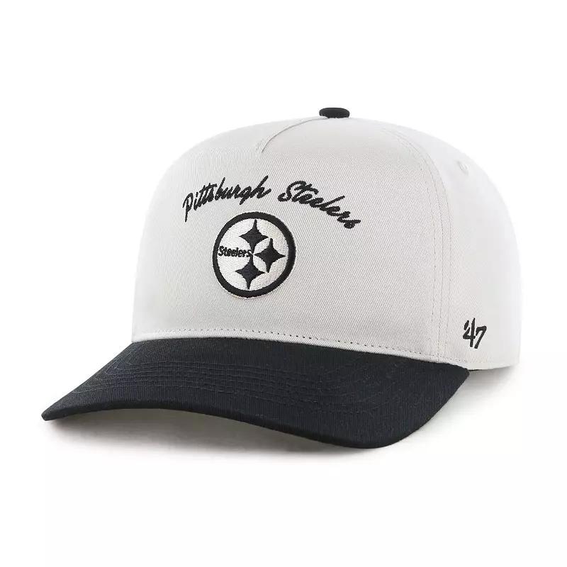 Men's '47 Cream/Black Buffalo Bills Safe Bet Stable Hitch Adjustable Hat, Beige Product Image