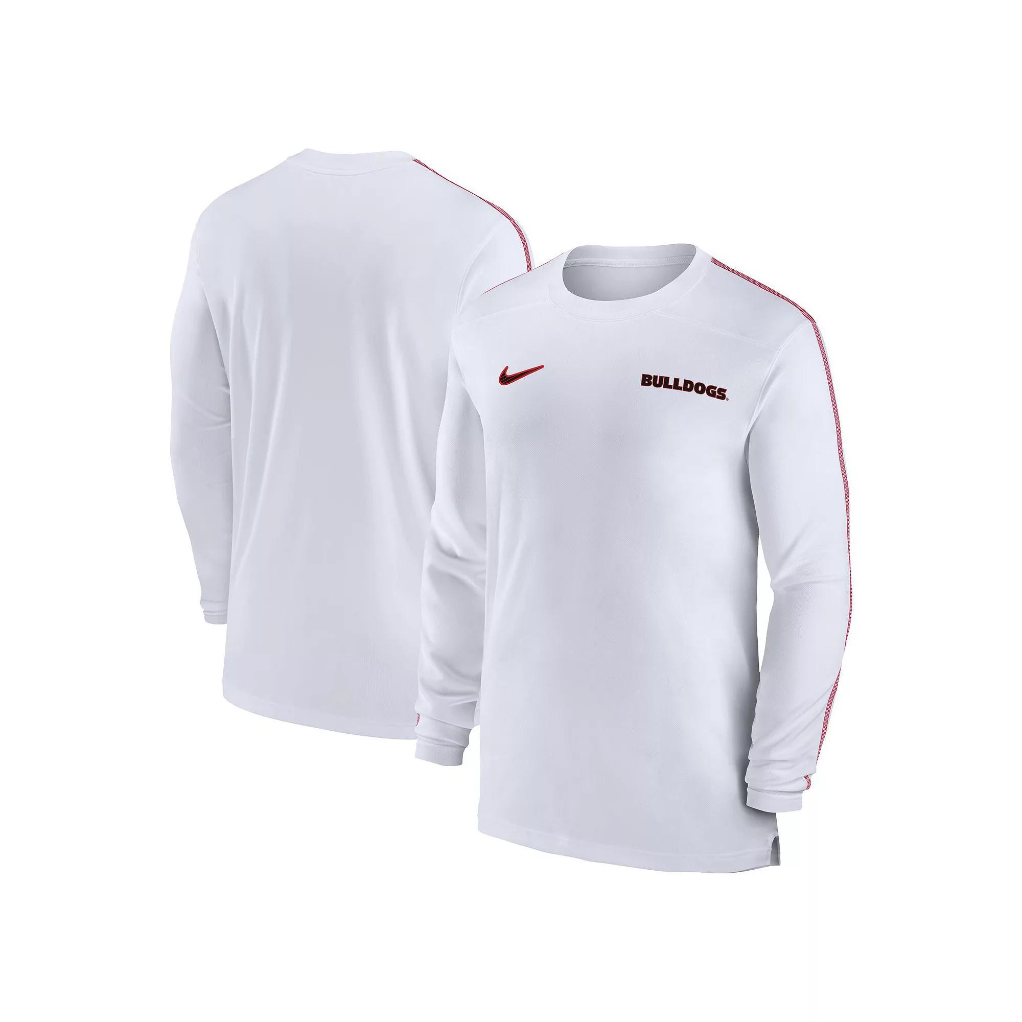 Men's Nike Orange Clemson Tigers 2024 Sideline Coach UV Performance Long Sleeve T-Shirt,  Product Image