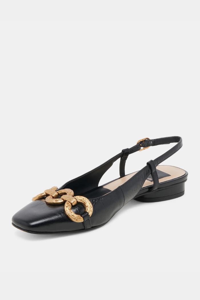 Romano Flats - Midnight Crinkle Patent Product Image
