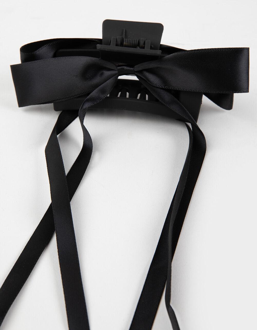 FULL TILT Rectangle Bow Clip - BLACK Product Image