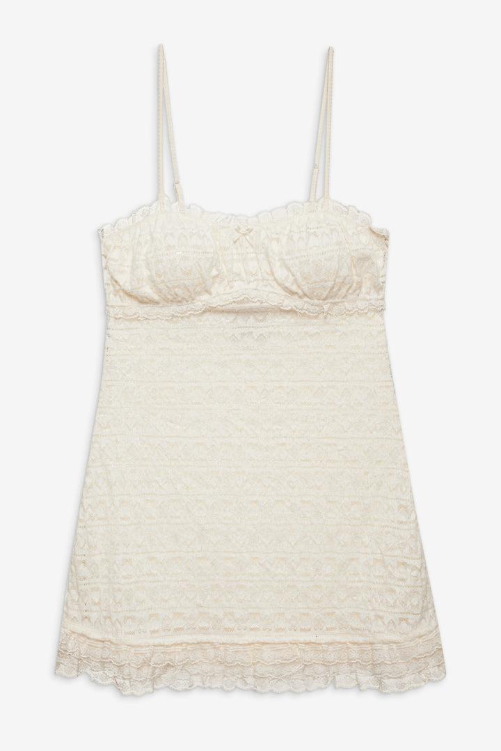 Reba Slip Dress — White Product Image