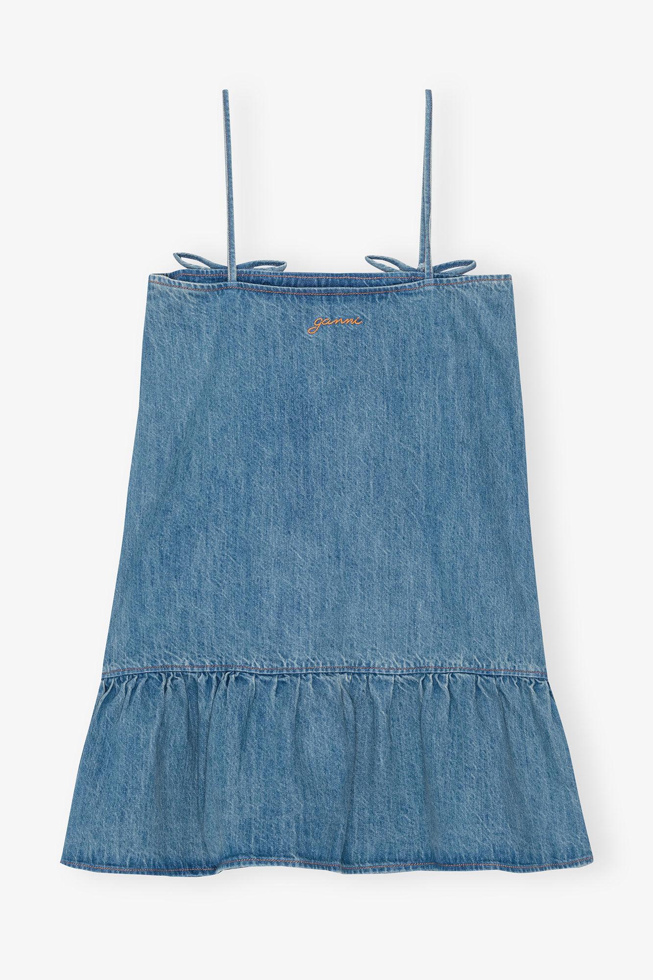 Tint Denim Mini Dress Product Image