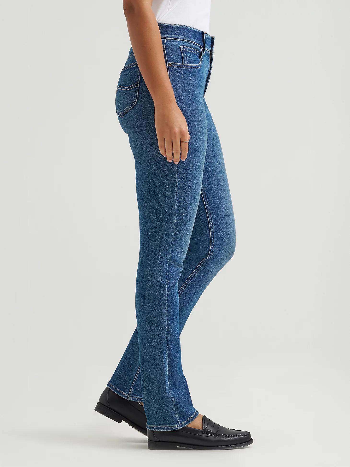 Women's Ultra Lux Comfort with Flex Motion Straight Jean | Women's Jeans | Lee® Product Image