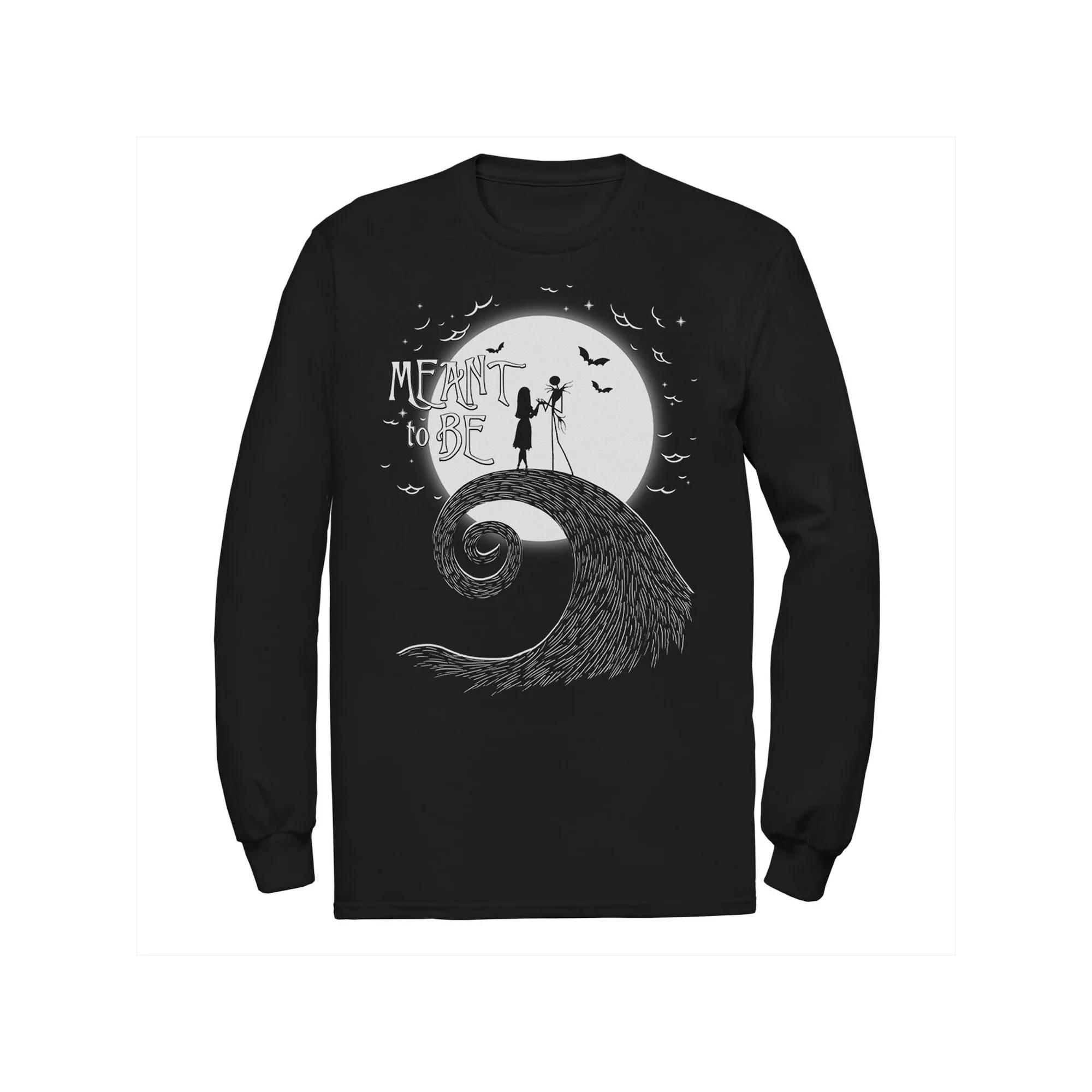Disney's The Nightmare Before Christmas Big & Tall Jack And Sally Long Sleeve Tee, Men's,  Product Image