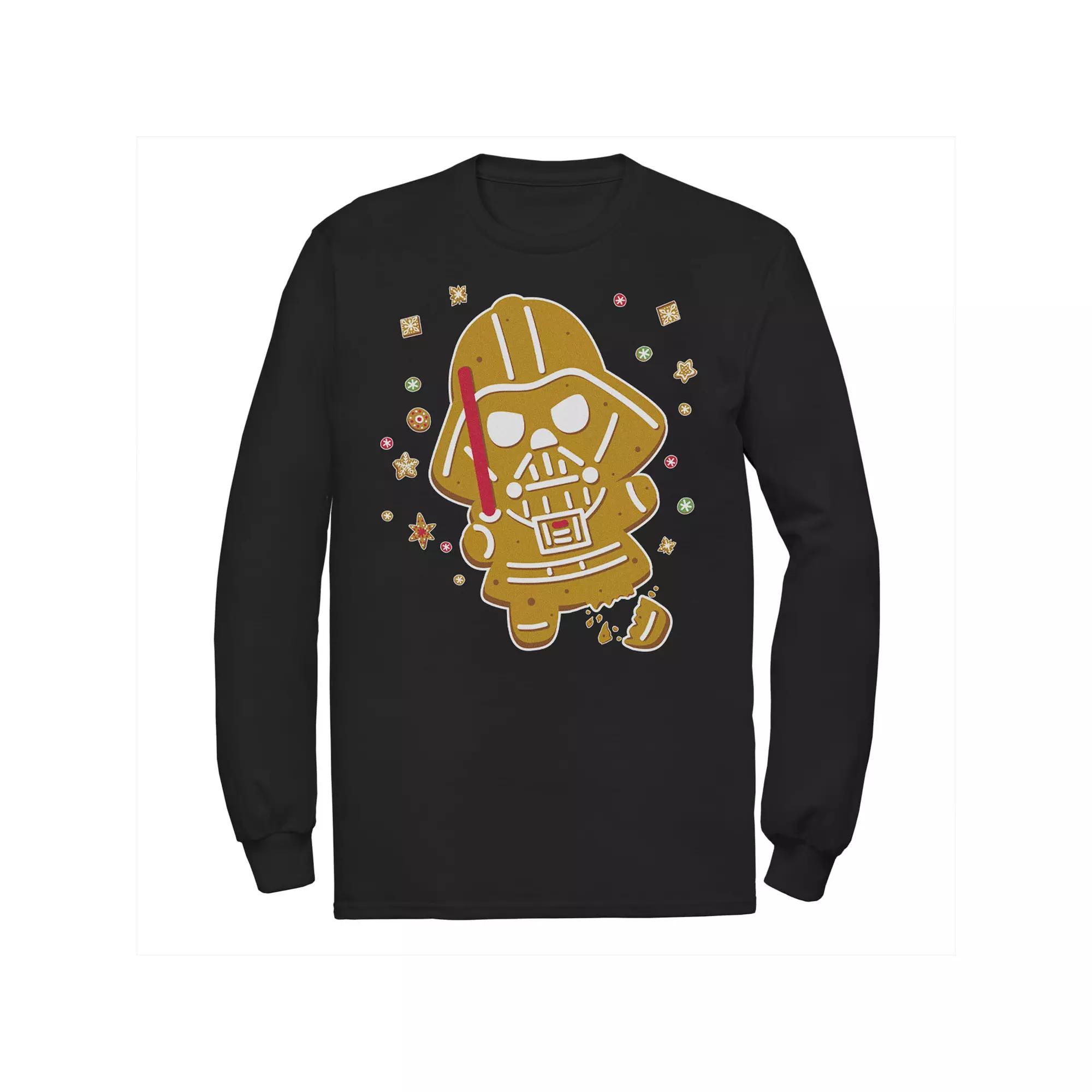 Men's Star Wars Darth Vader Gingerbread Cookie Tee,  Product Image