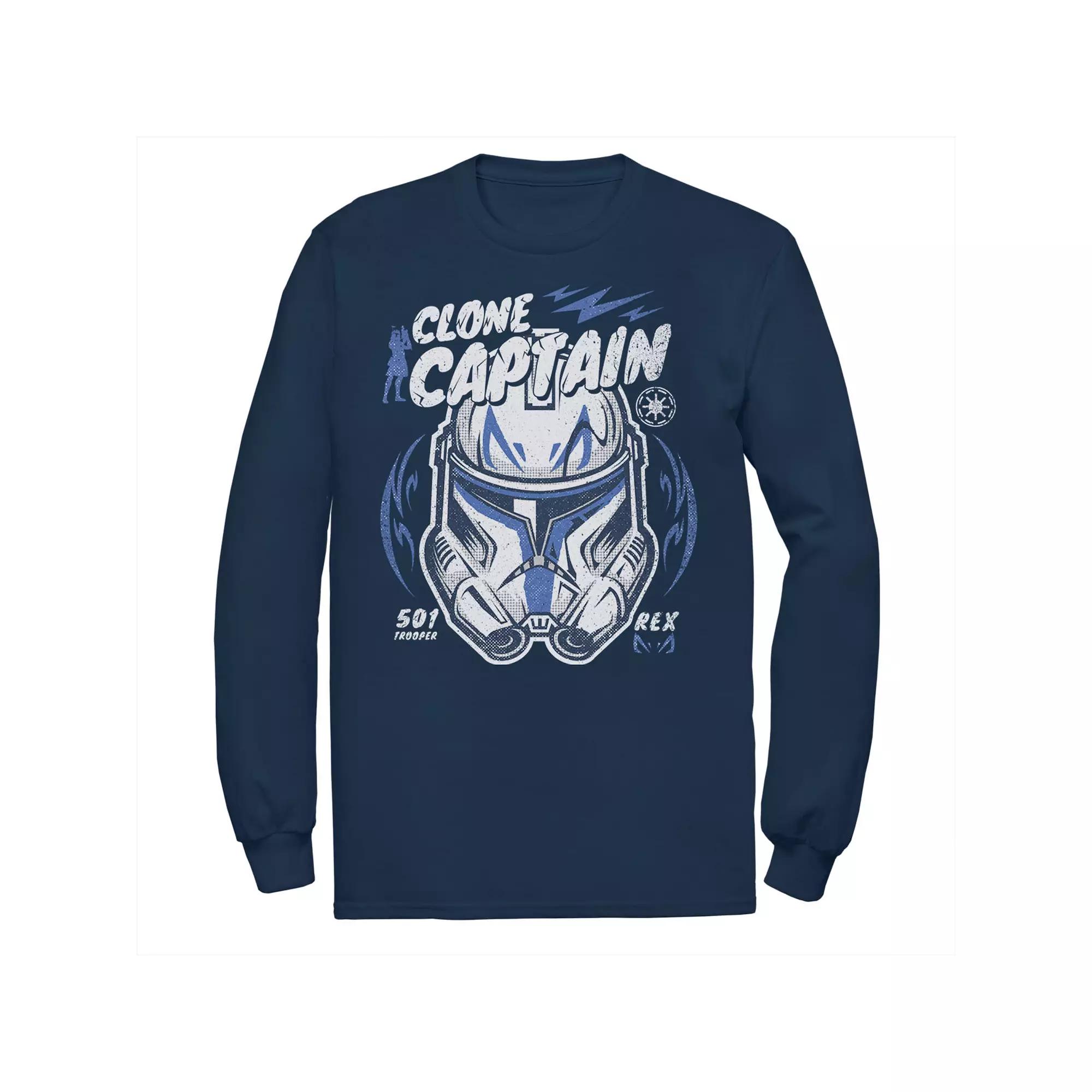 Men's Star Wars Clone Captain Head Shot Portrait Tee,  Product Image