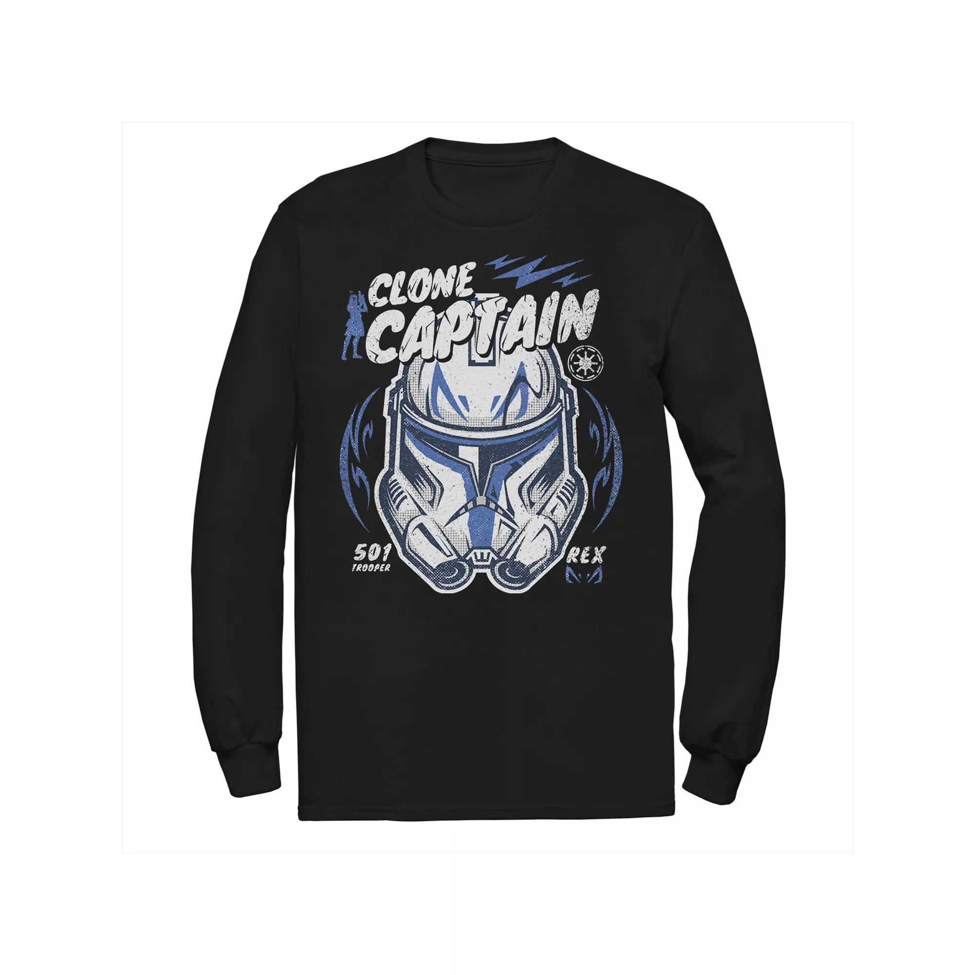 Men's Star Wars Clone Captain Head Shot Portrait Tee,  Product Image