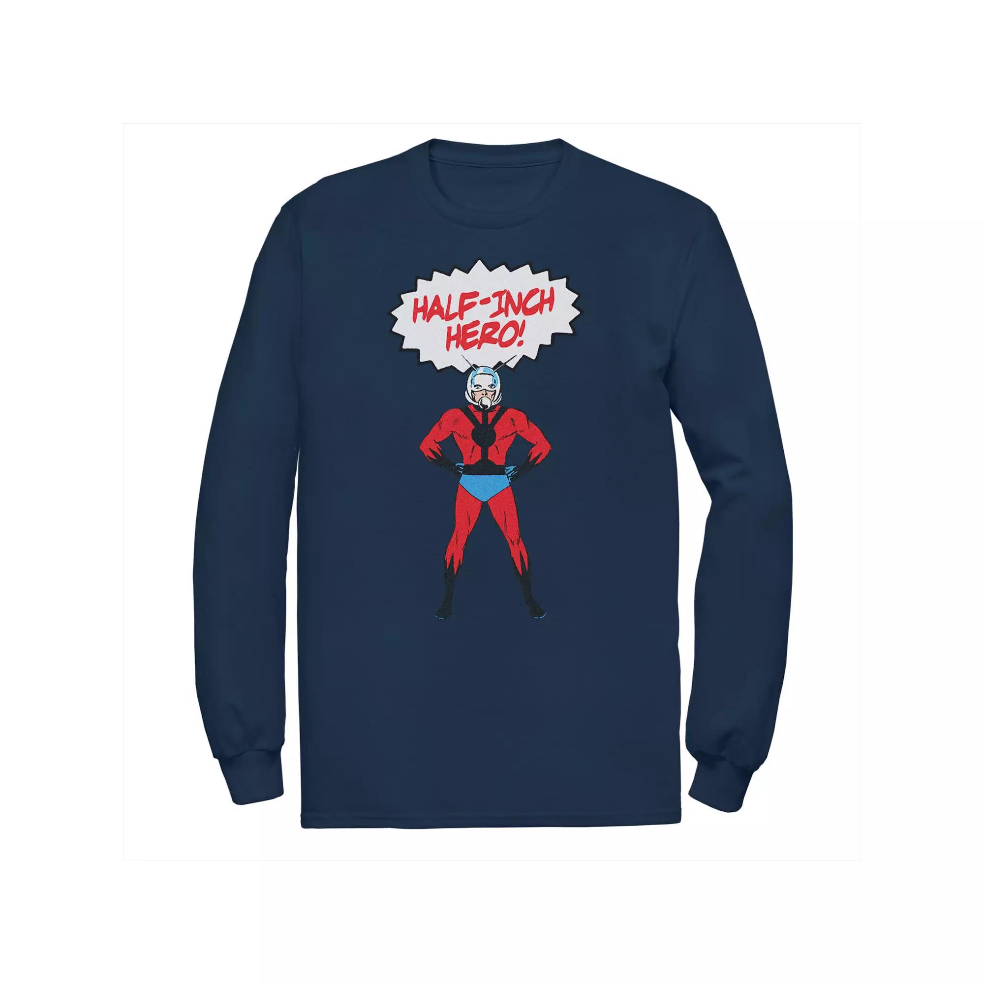 Big & Tall Marvel Ant-Man Half-Inch Hero Long Sleeve Tee, Men's,  Product Image