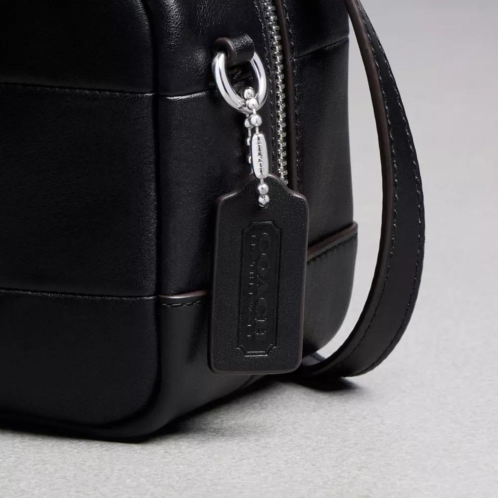 Alter/Ego Satchel Bag In Checkerboard Upcrafted Leather Product Image