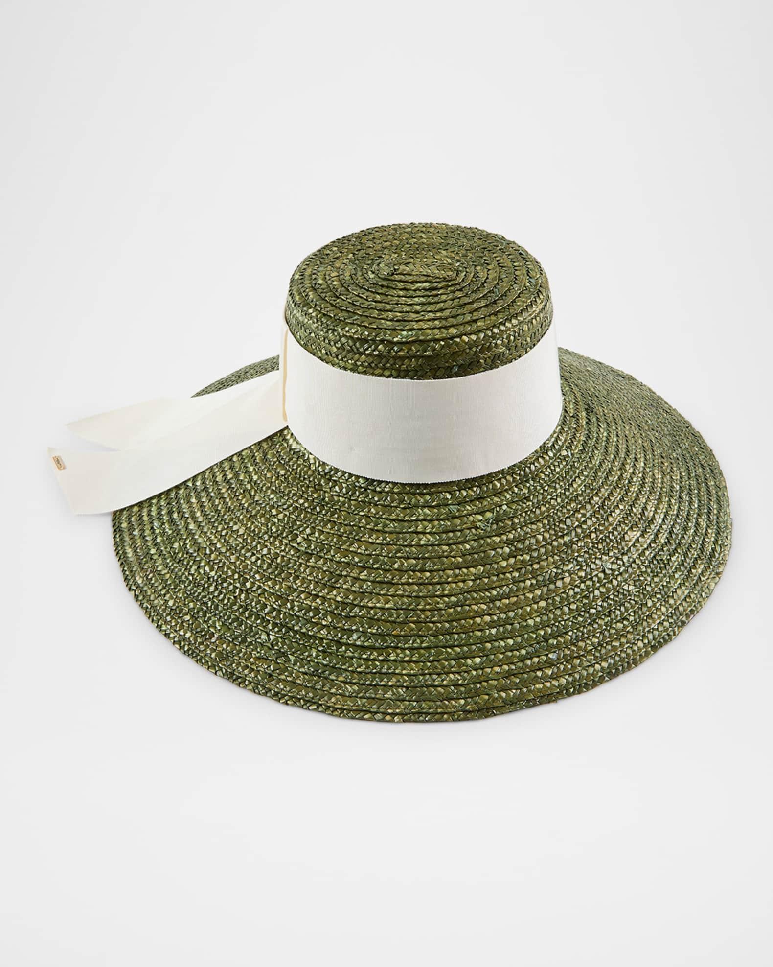 Mirabel Straw Wide-Brim Sun Hat Product Image