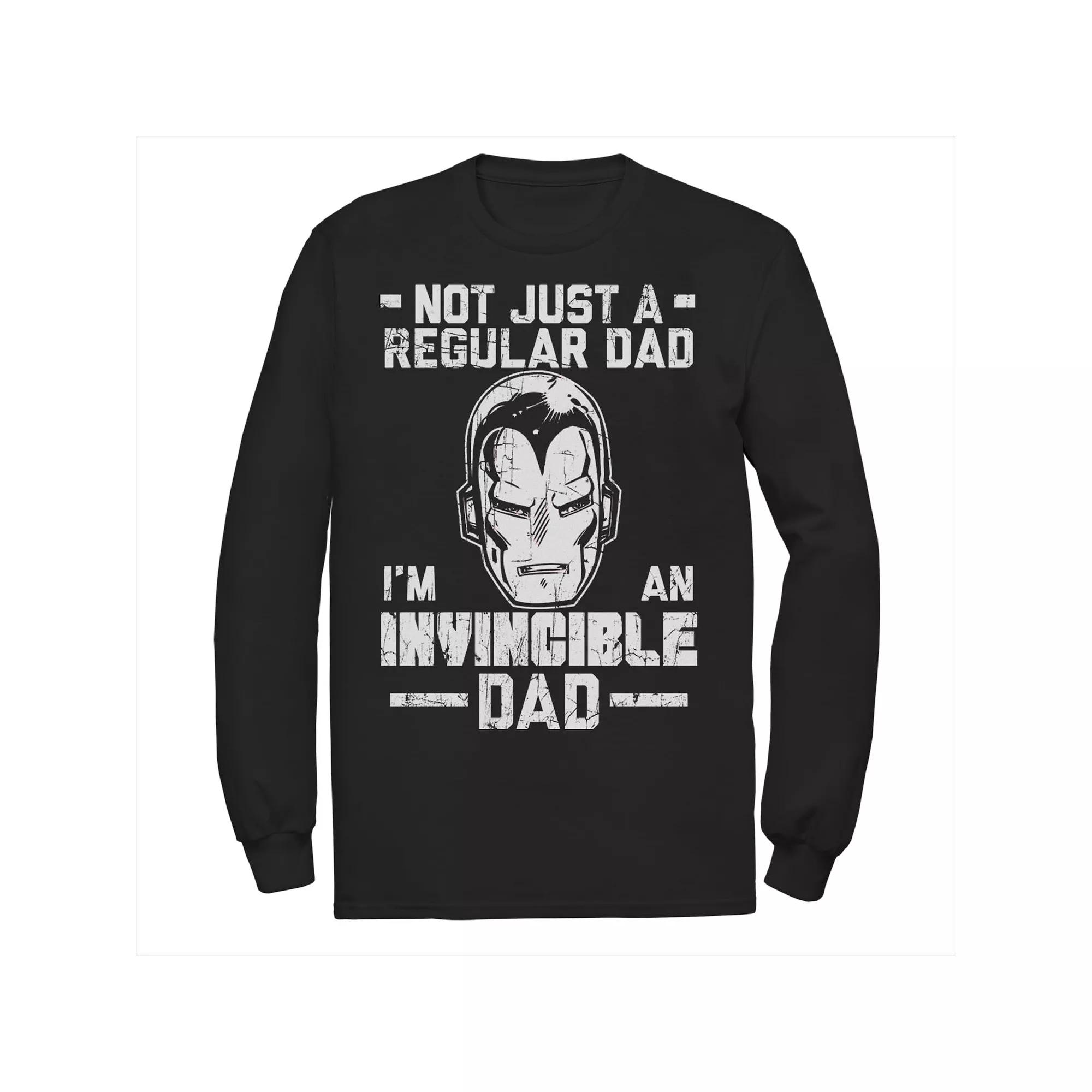 Men's Marvel Iron Man Father's Day Not Regular Dad Tee,  Product Image