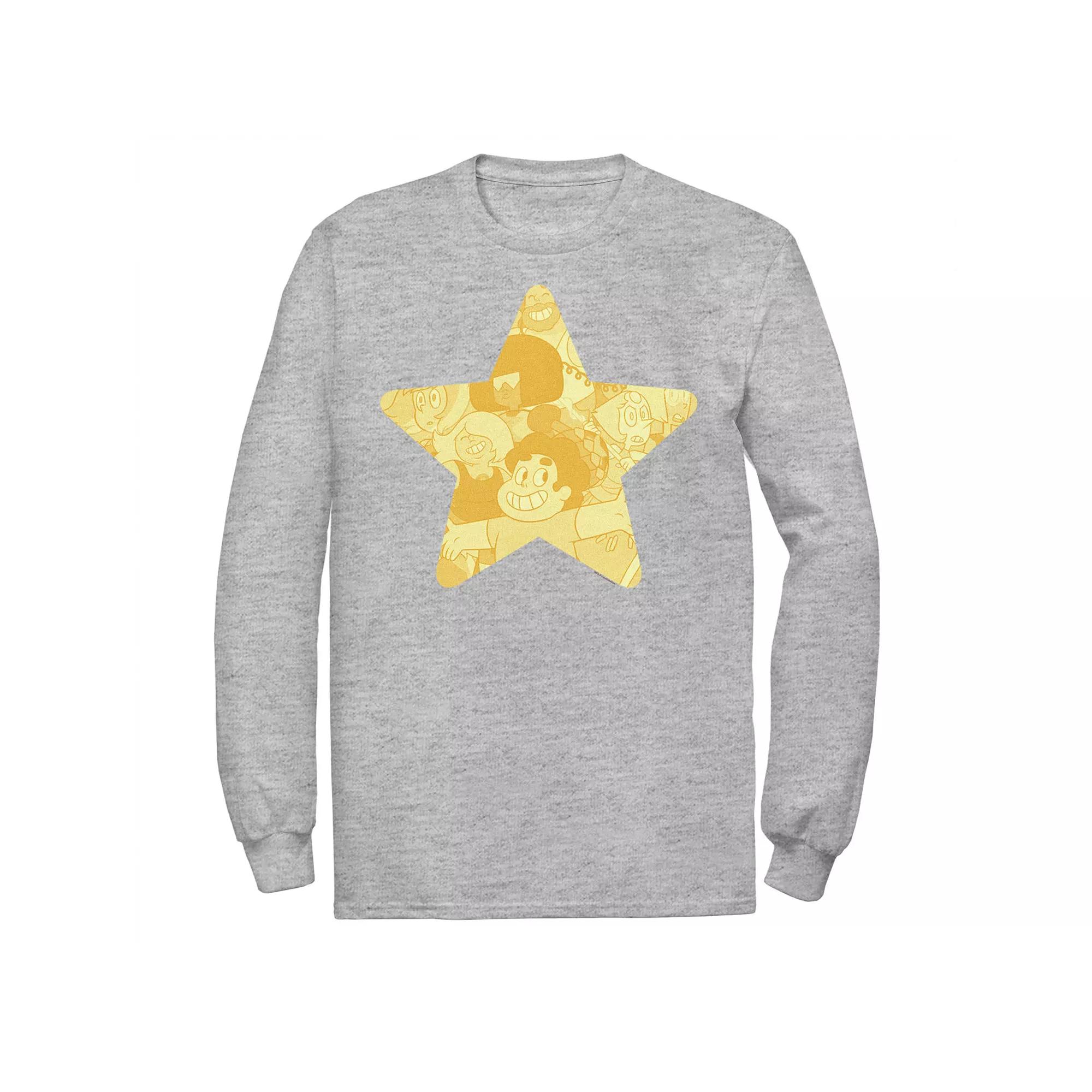Men's Cartoon Network Stevens Universe Gold Star Long Sleeve Tee,  Product Image