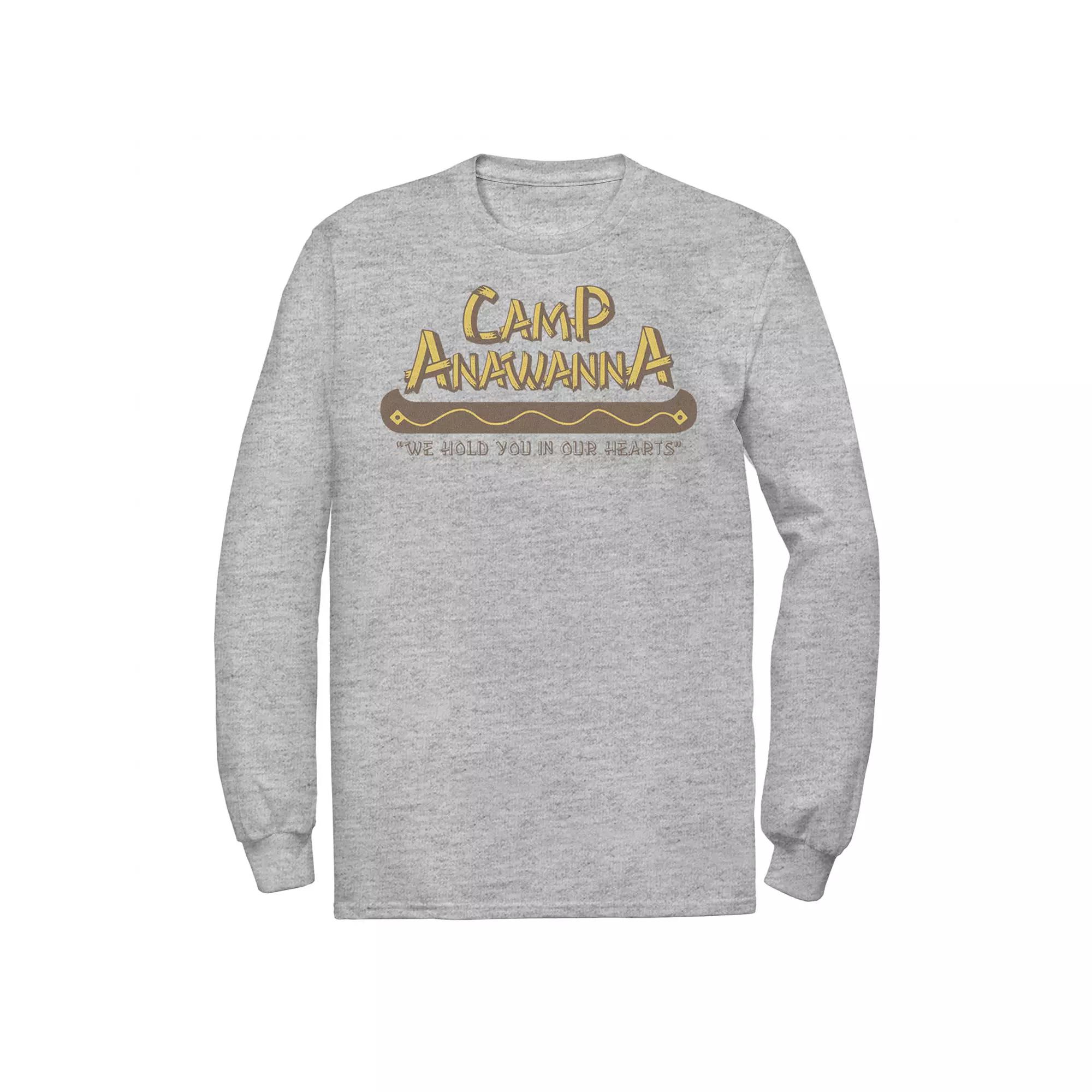 Men's Nickelodeon Salute Your Shorts Camp Anawanna Long Sleeve Tee, Size: Large, Athletic Grey Product Image