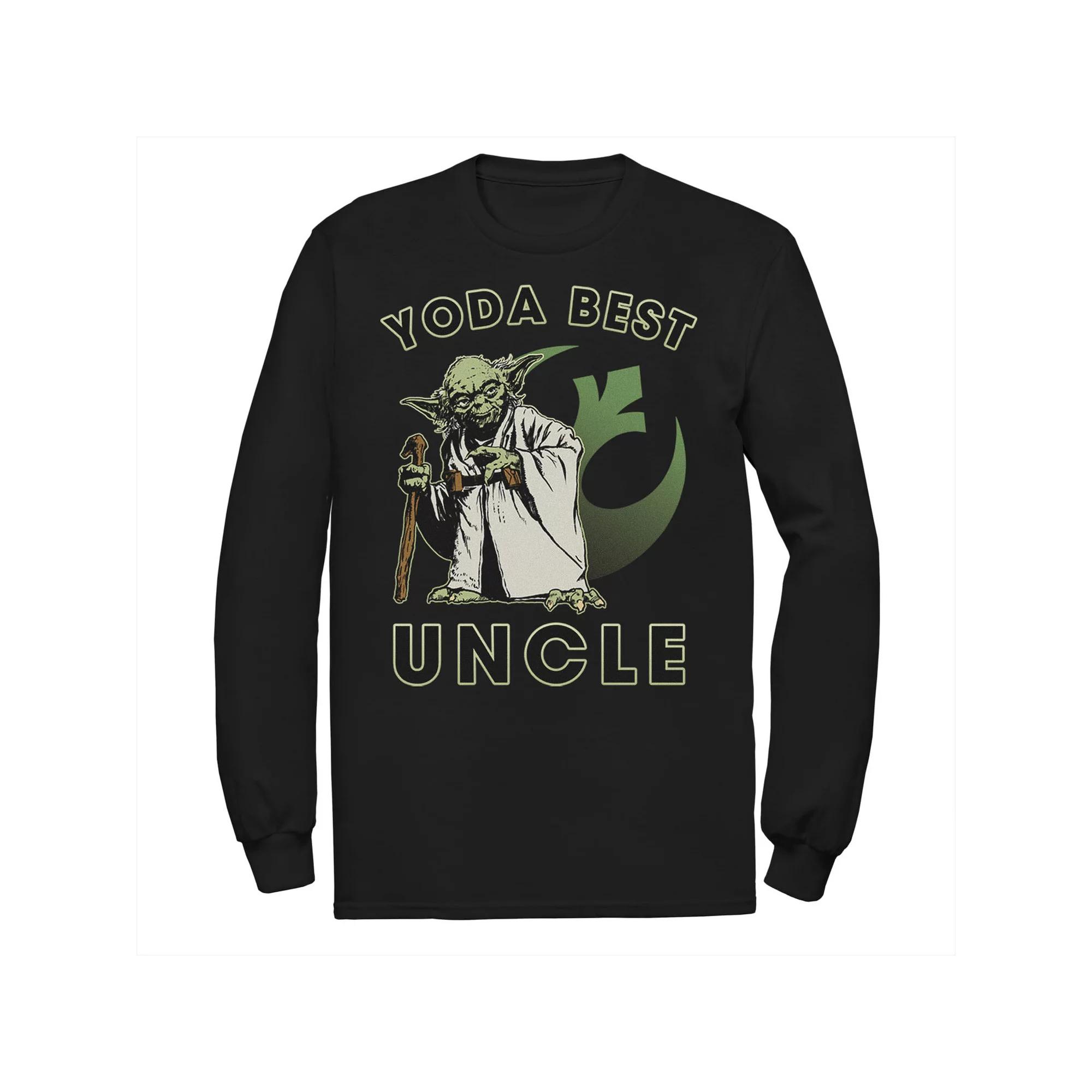 Men's Star Wars Yoda Best Uncle Rebel Logo Tee,  Product Image