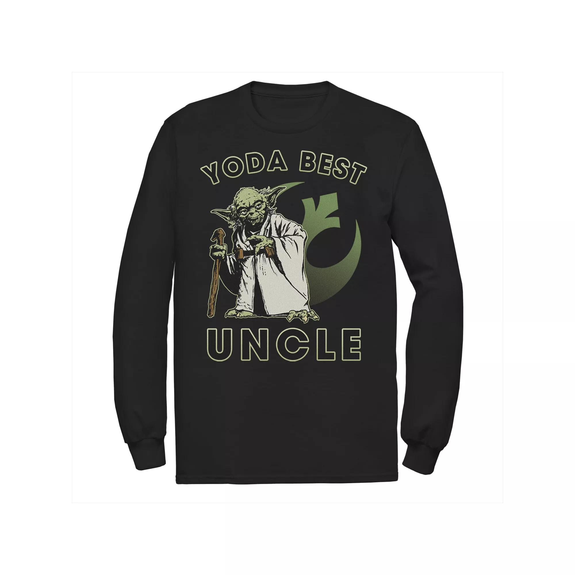 Men's Star Wars Yoda Best Uncle Rebel Logo Tee,  Product Image