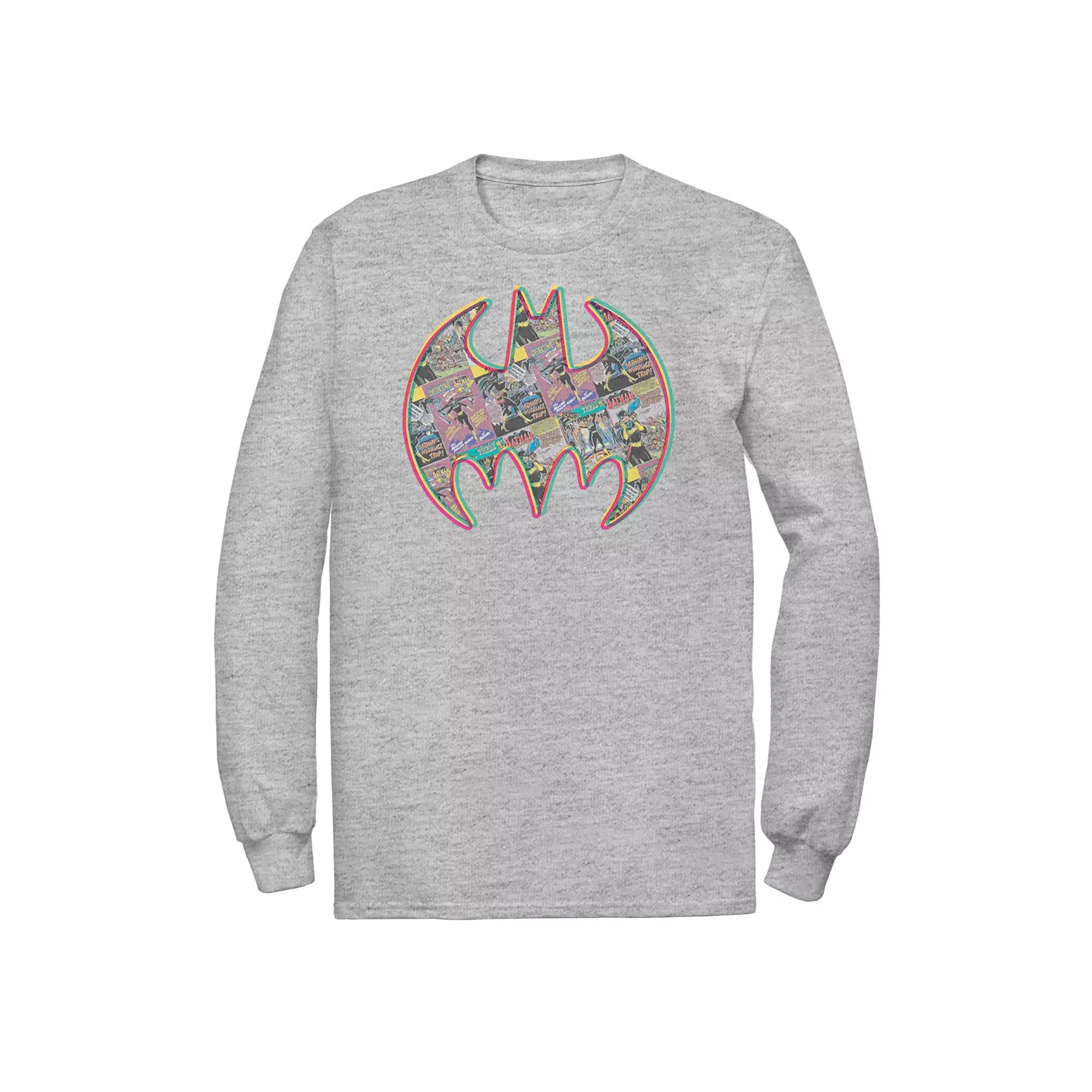 Men's DC Comics Batman Neon Comic Cover Logo Tee,  Product Image