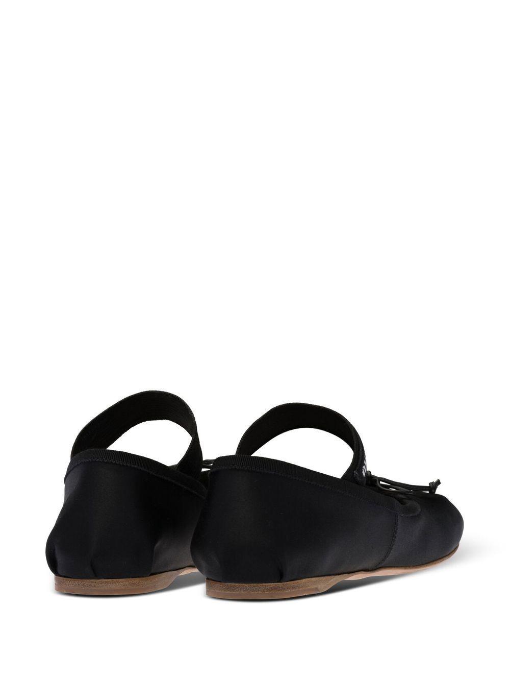 logo-strap ballerina shoes Product Image