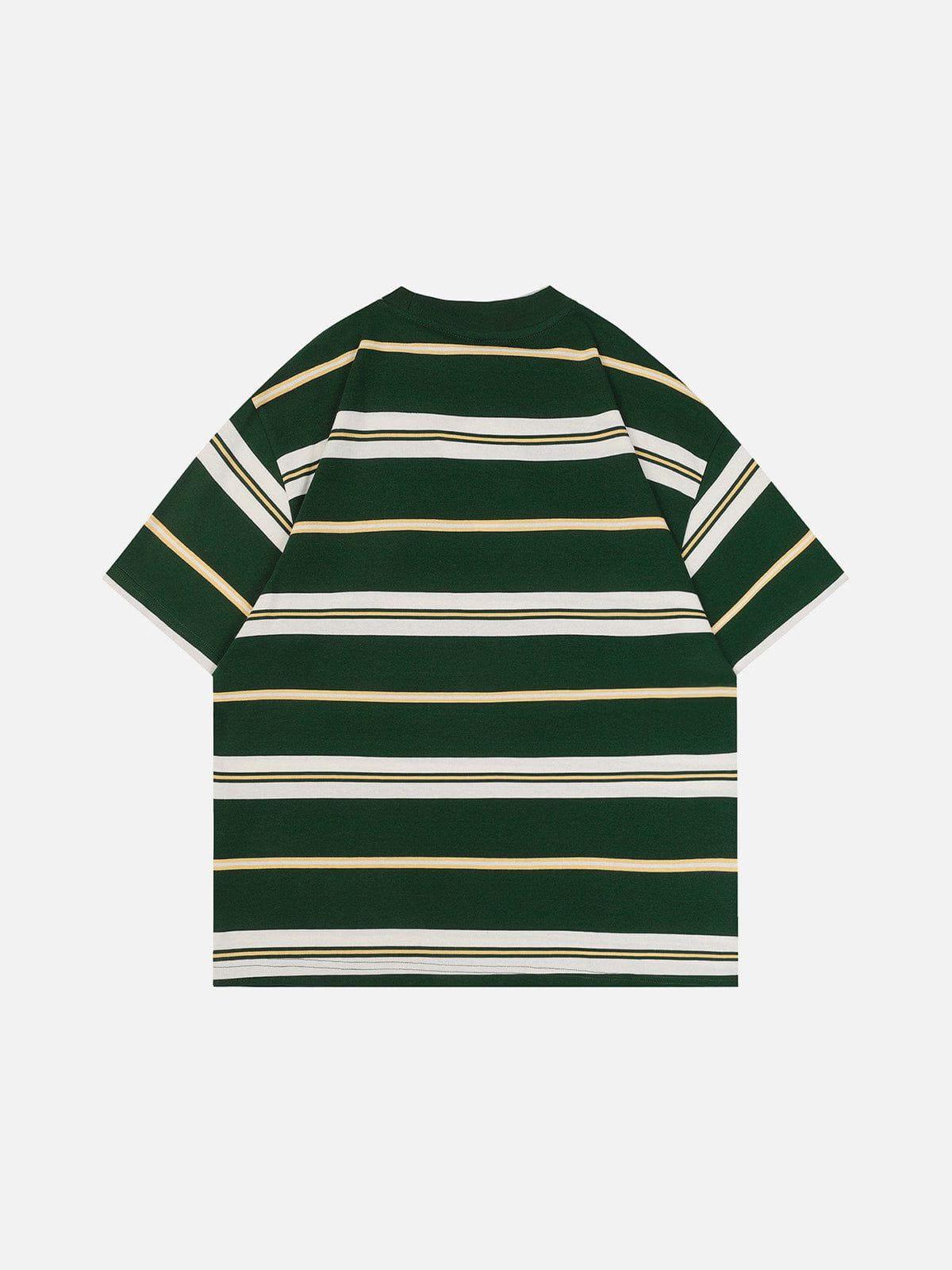 Aelfric Eden Green Stripe Tee Product Image