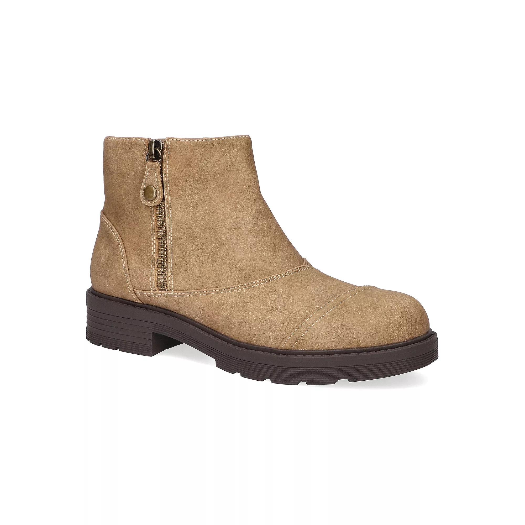 Aliah Easy Works by Easy Street Women's Slip Resistant Ankle Boots, Size: 5, Brown Product Image