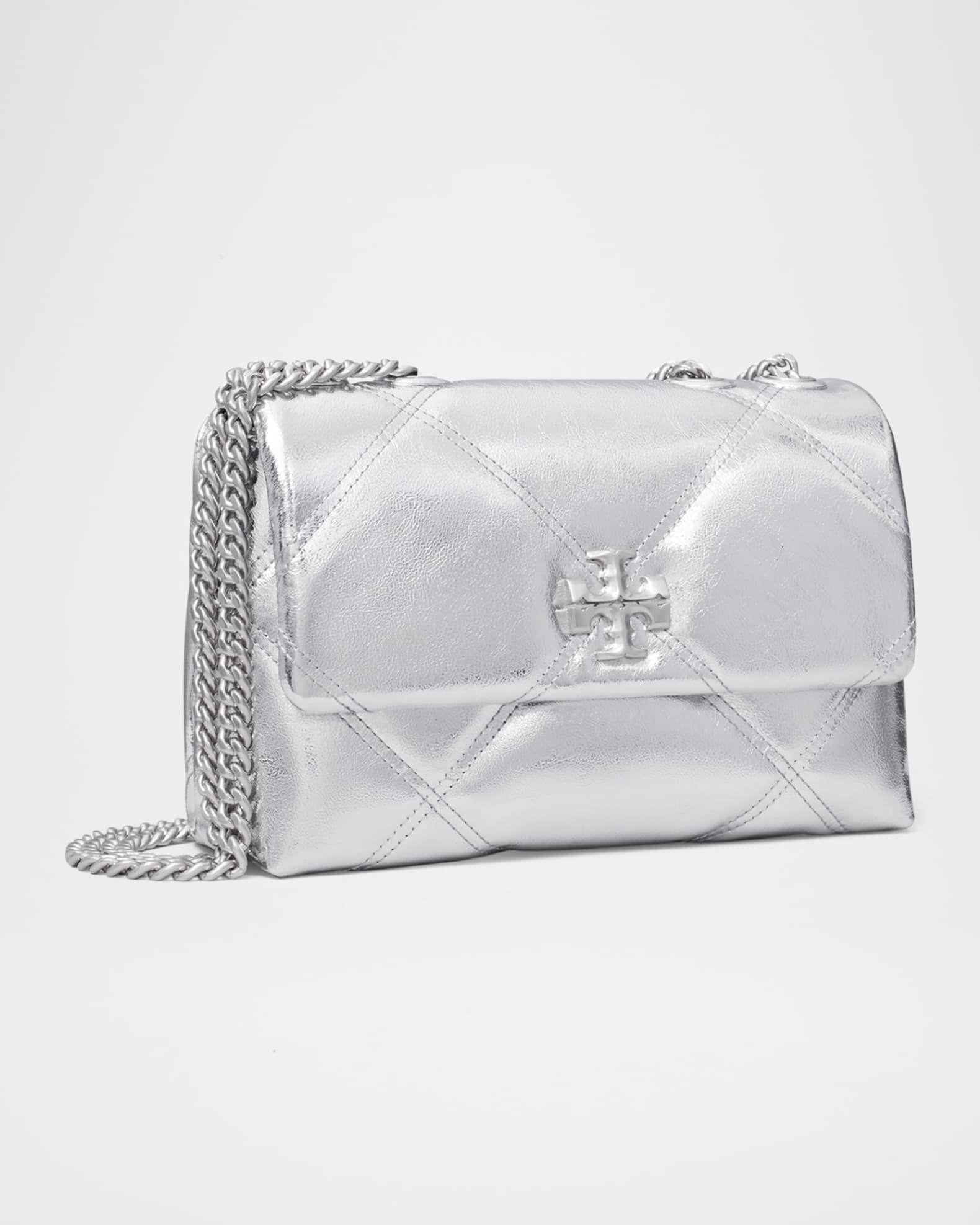 Kira Small Metallic Quilted Leather Convertible Crossbody Bag Product Image