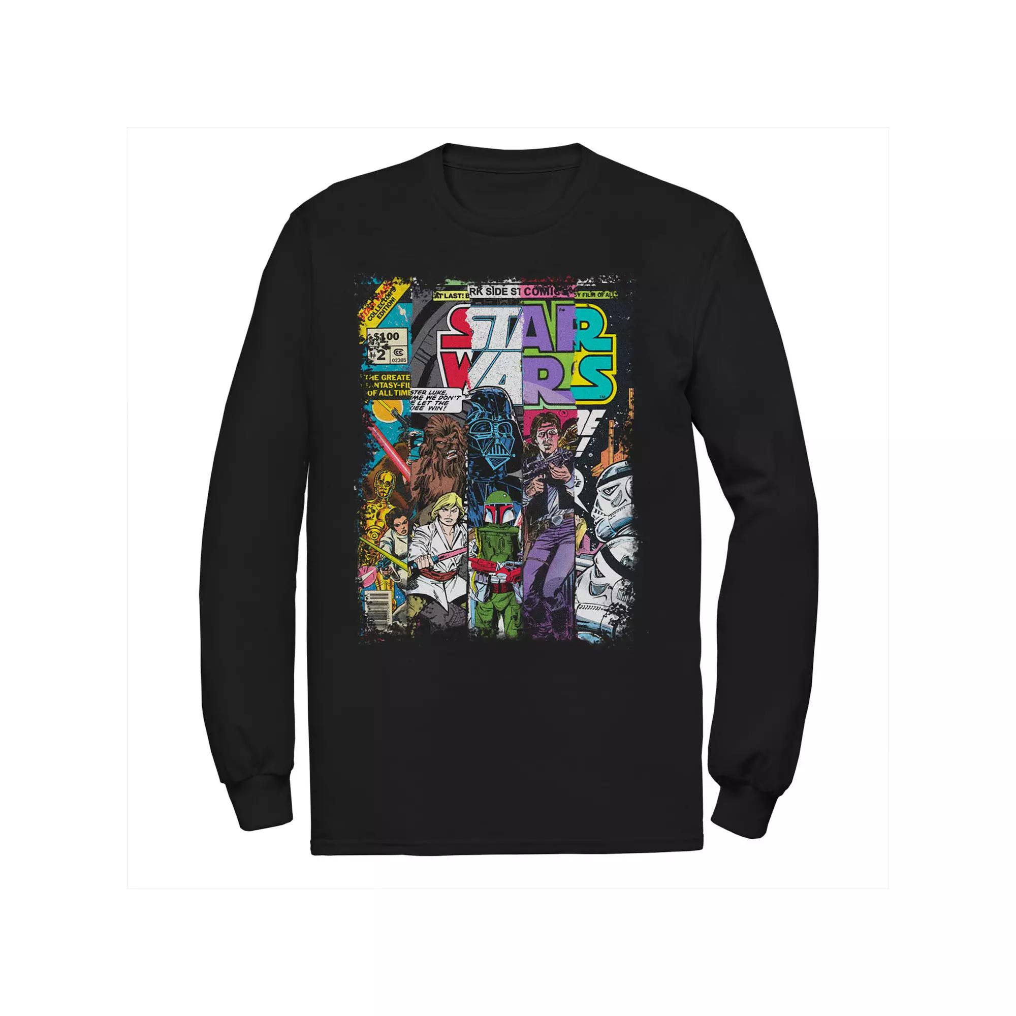 Big & Tall Star Wars Characters Comic Book Covers Tee, Men's,  Product Image