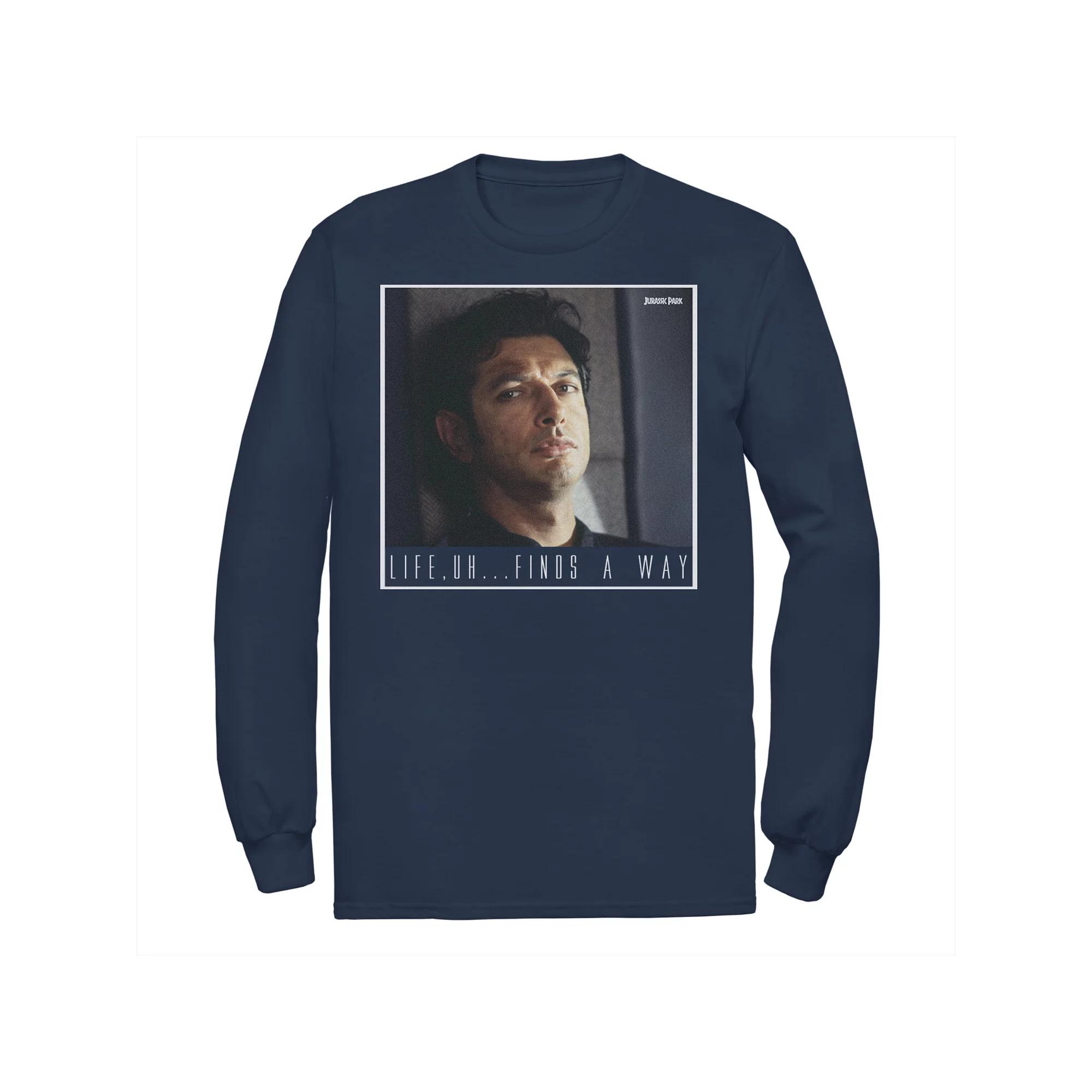 Men's Jurassic Park Ian Malcolm Life Finds A Way Tee,  Product Image