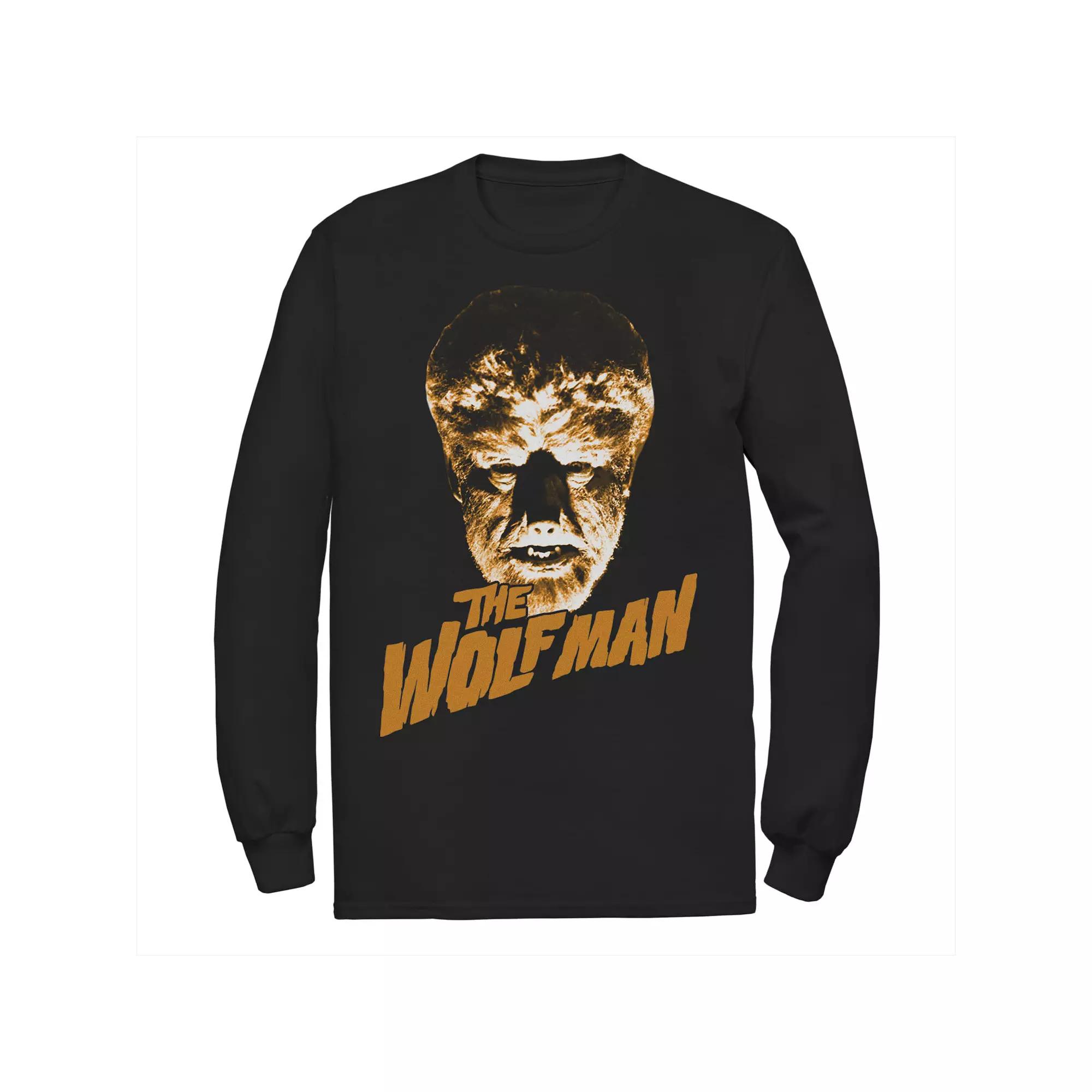 Men's Universal Monsters Wolf Man Long Sleeve Tee,  Product Image
