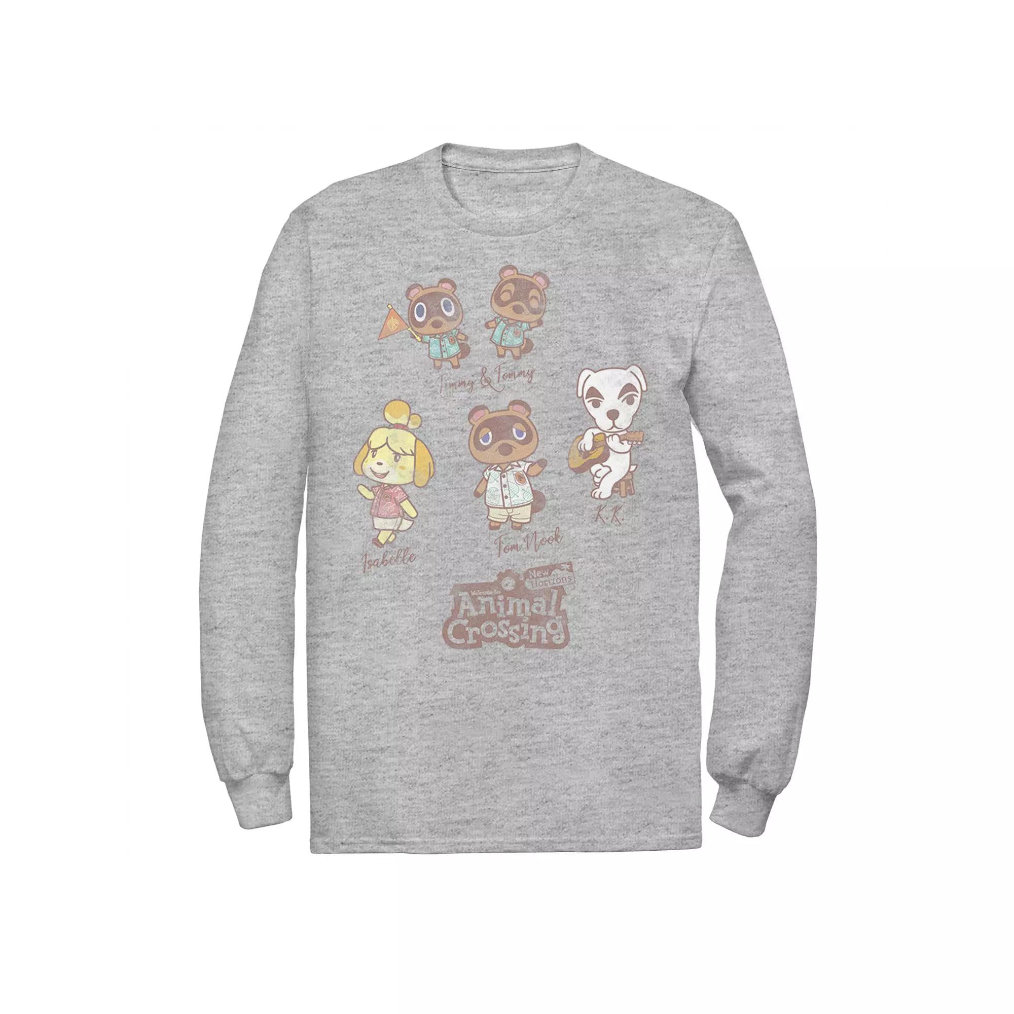 Men's Animal Crossing New Horizons Group Shot Names Tee,  Product Image