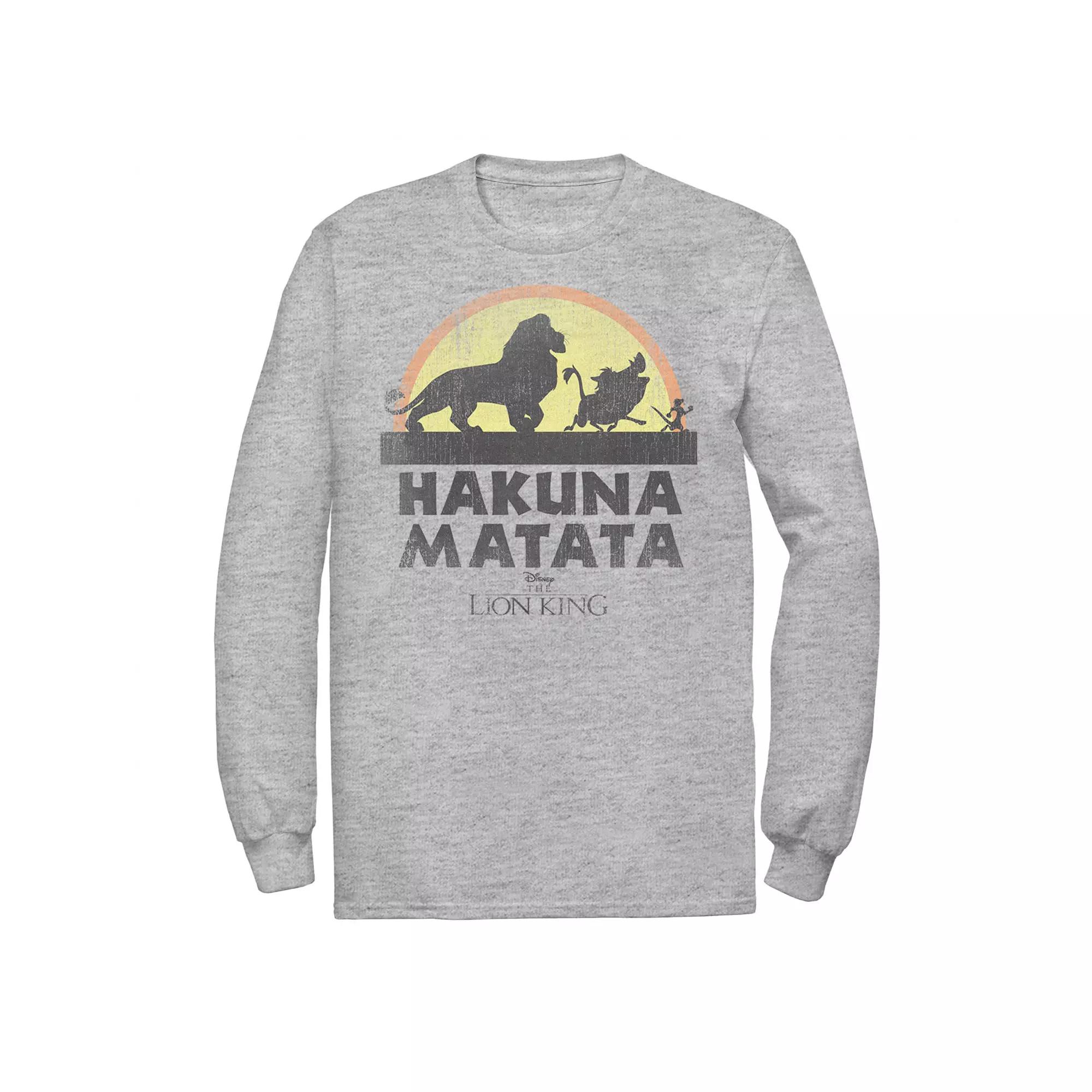 Disney's The Lion King Men's Classic Logo Silhouette Tee,  Product Image