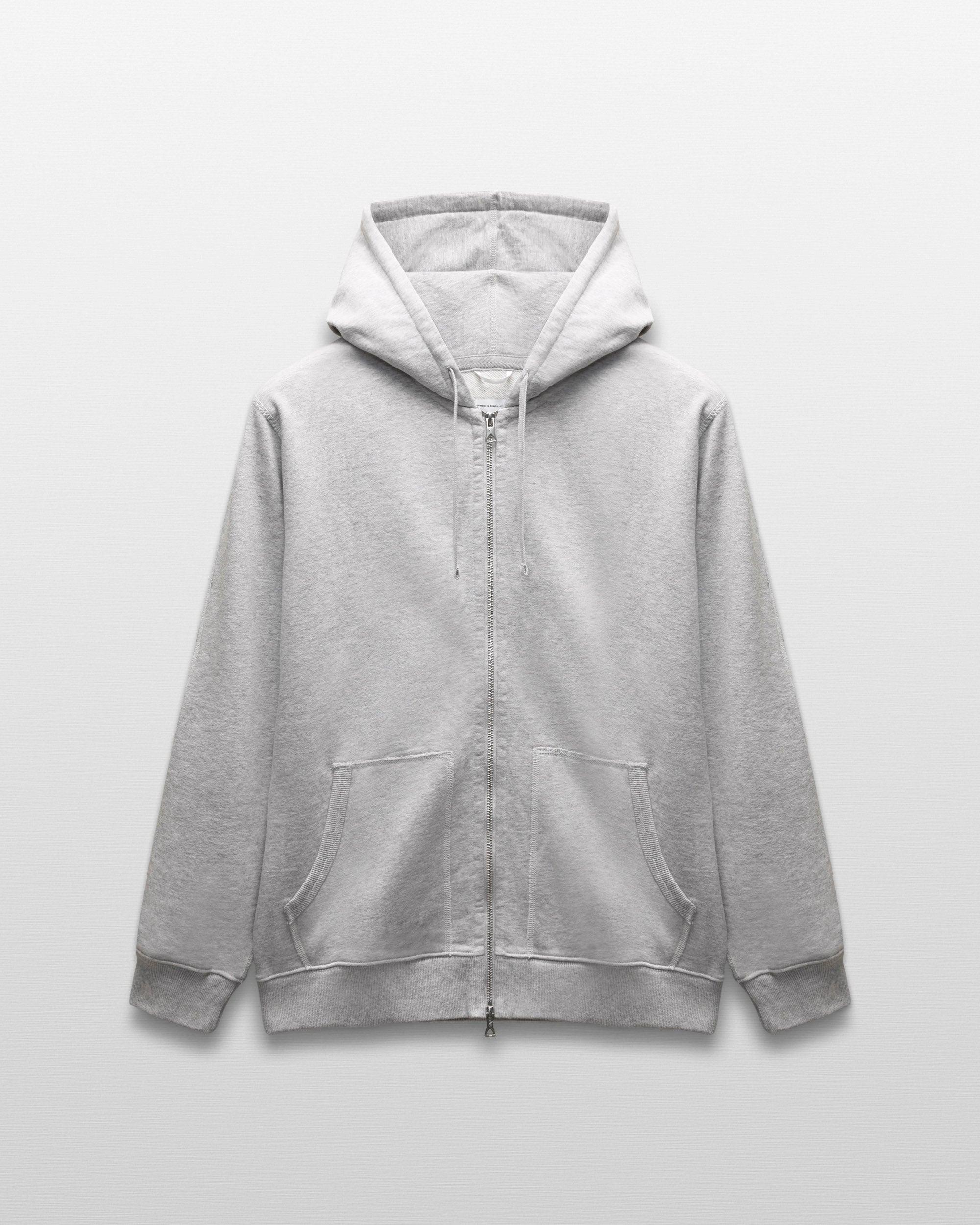 Midweight Terry Classic Full Zip Hoodie - Vault Male Product Image