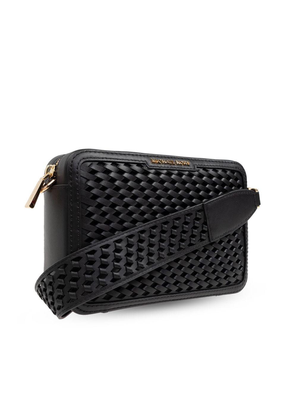 woven leather cross body bag Product Image