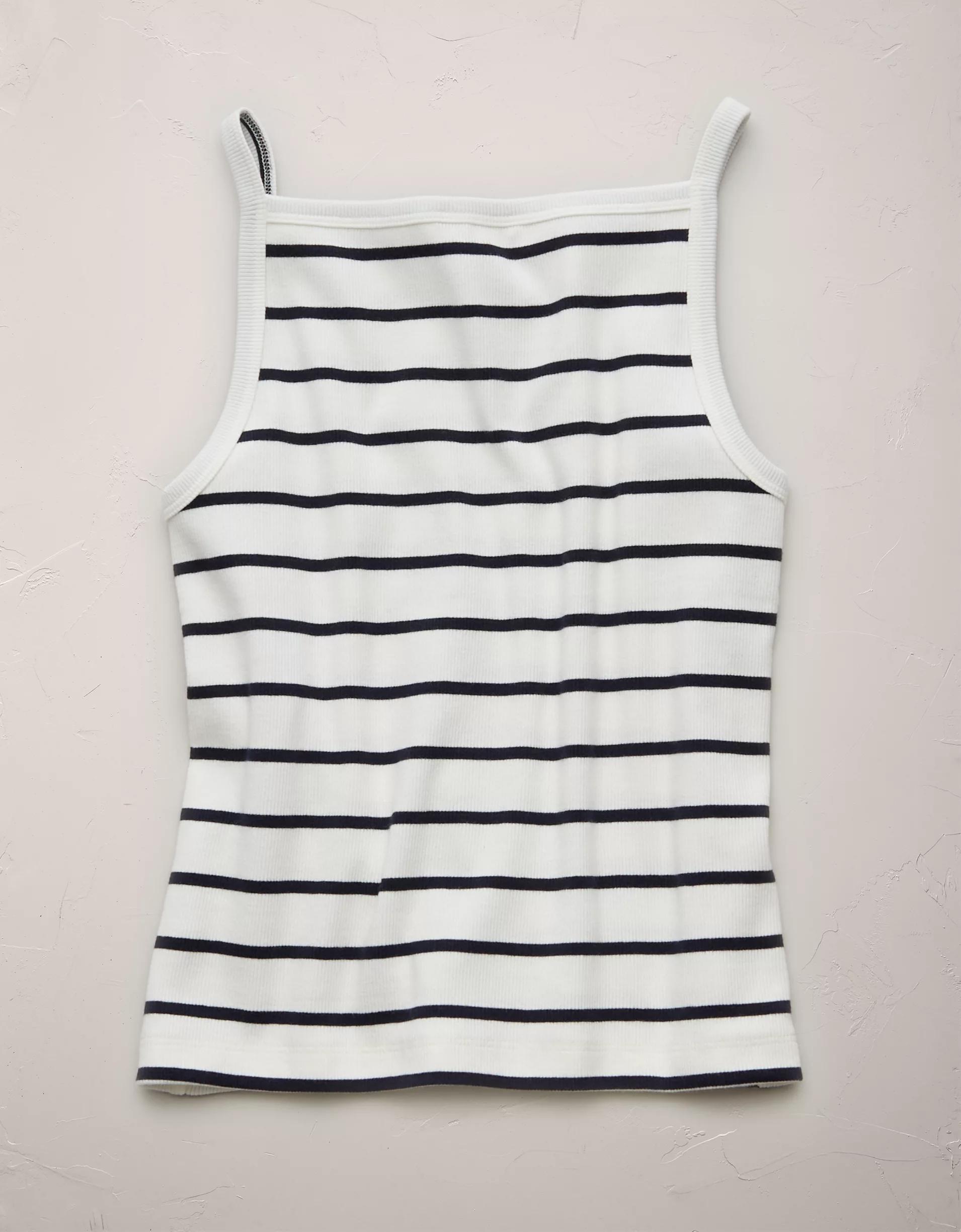 AE77 Premium Straight Neck Tank Top Product Image