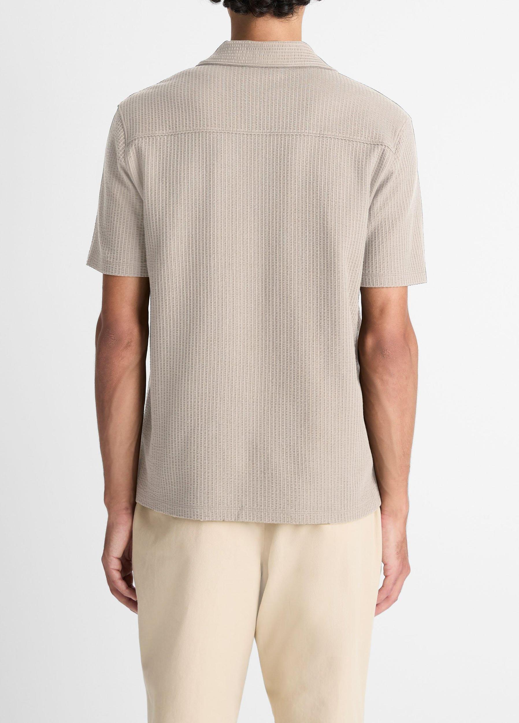 Seersucker-Knit Cotton Cabana Shirt Product Image
