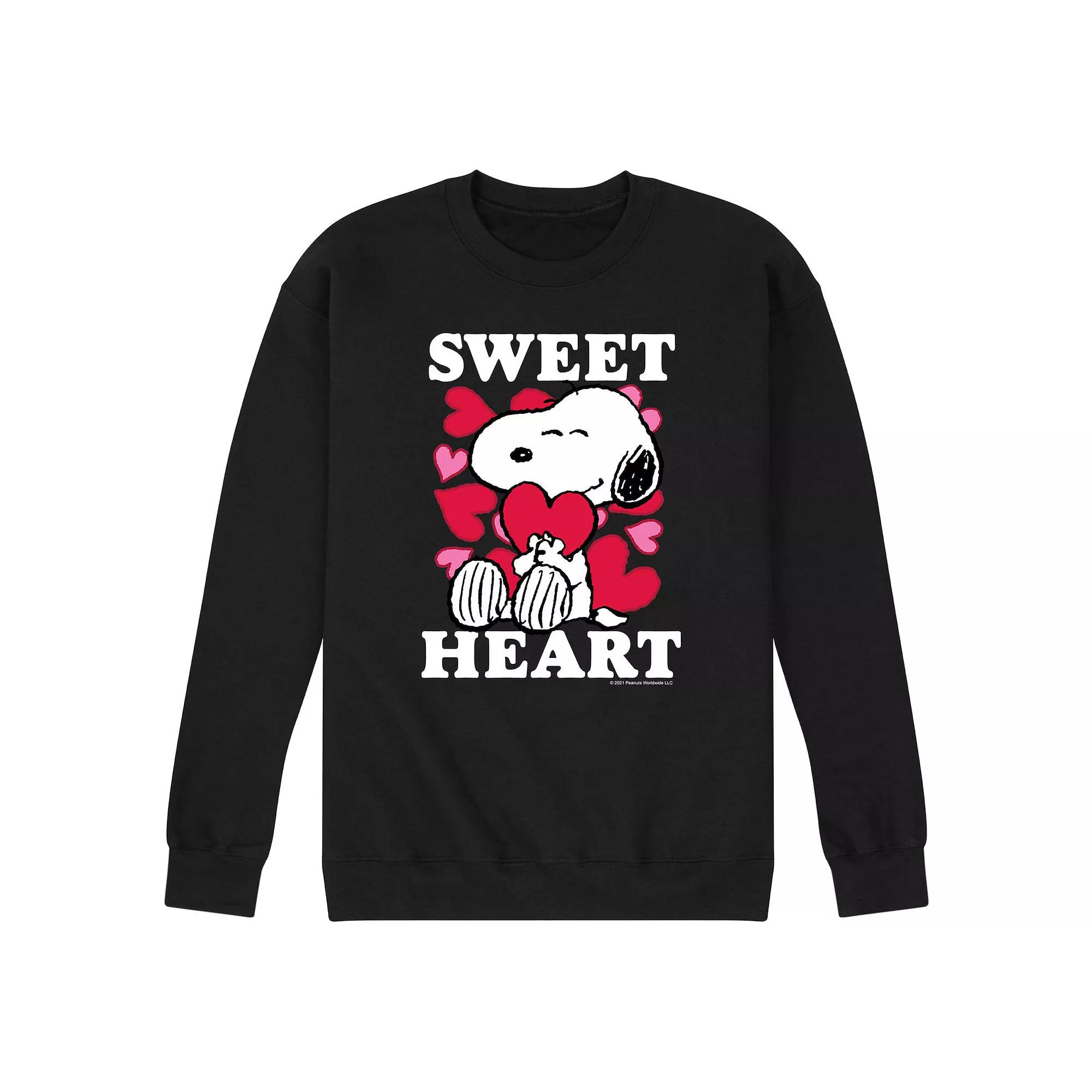 Men's Peanuts Sweetheart Fleece Sweatshirt,  Product Image