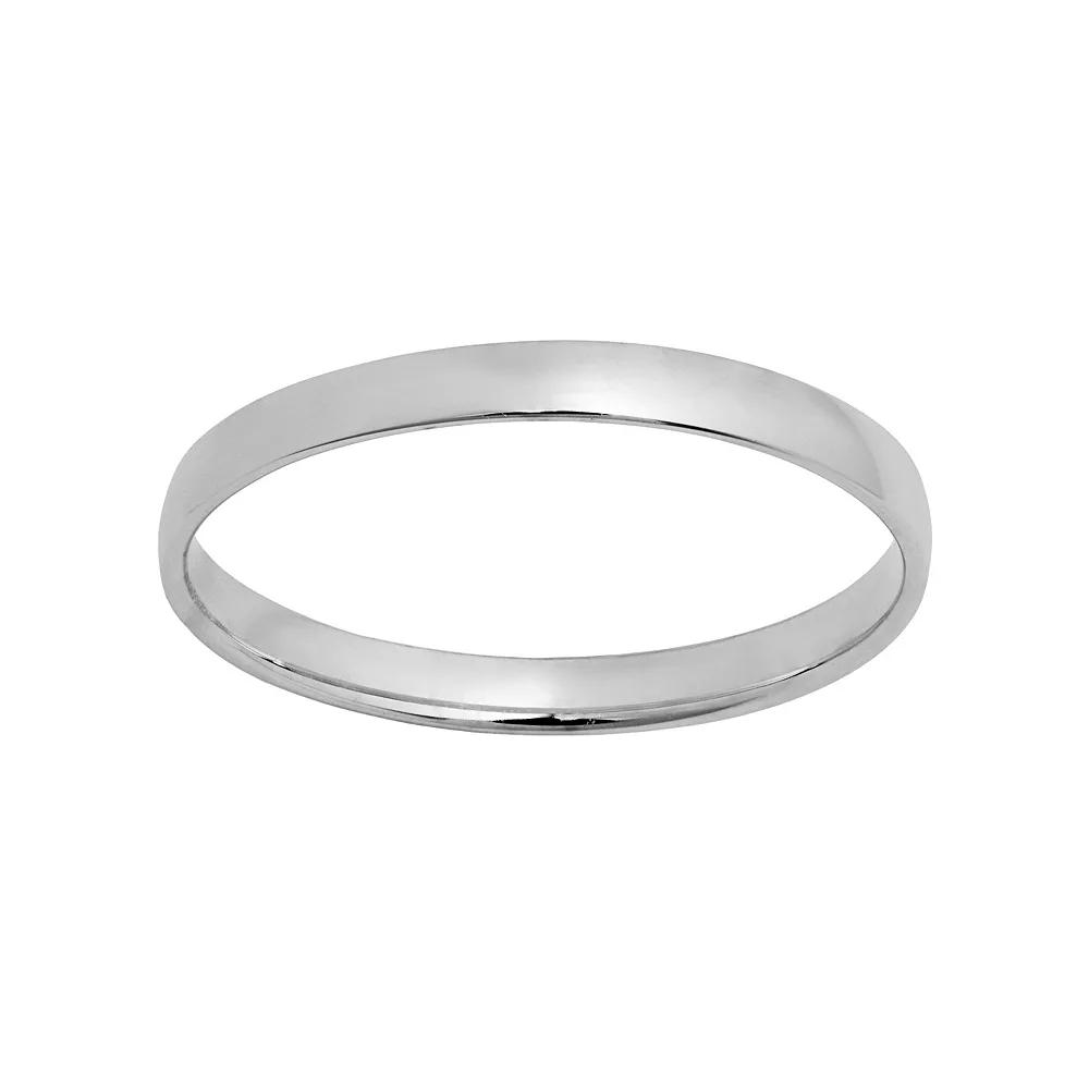 Sterling Silver Wedding Ring, Men's, Size: 5.50 Product Image