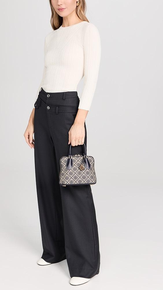 Tory Burch Mini T Monogram Jacquard Swing Bag | Shopbop Product Image