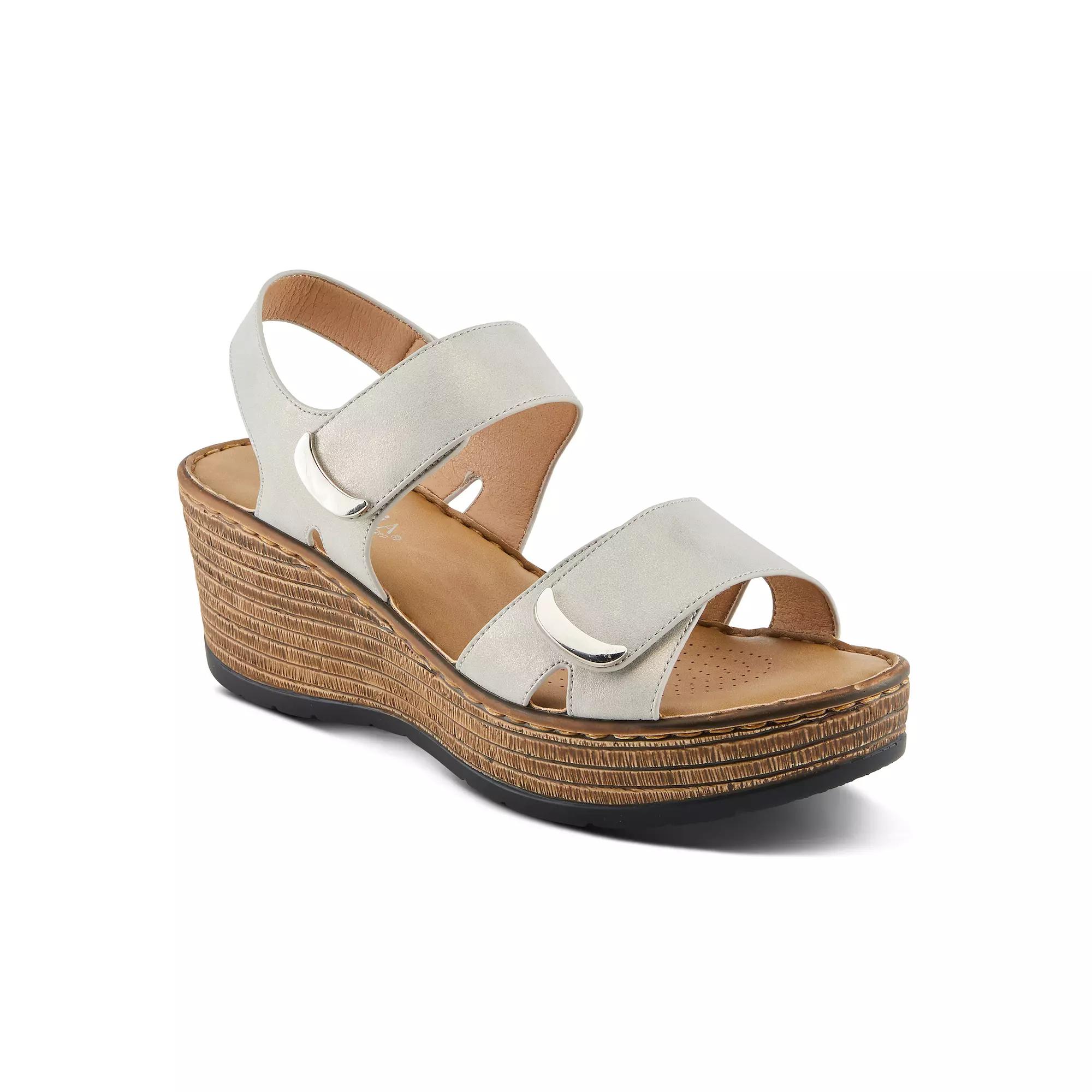 Patrizia Woodrow Women's Wedge Sandals, Size: 39, Silver Product Image