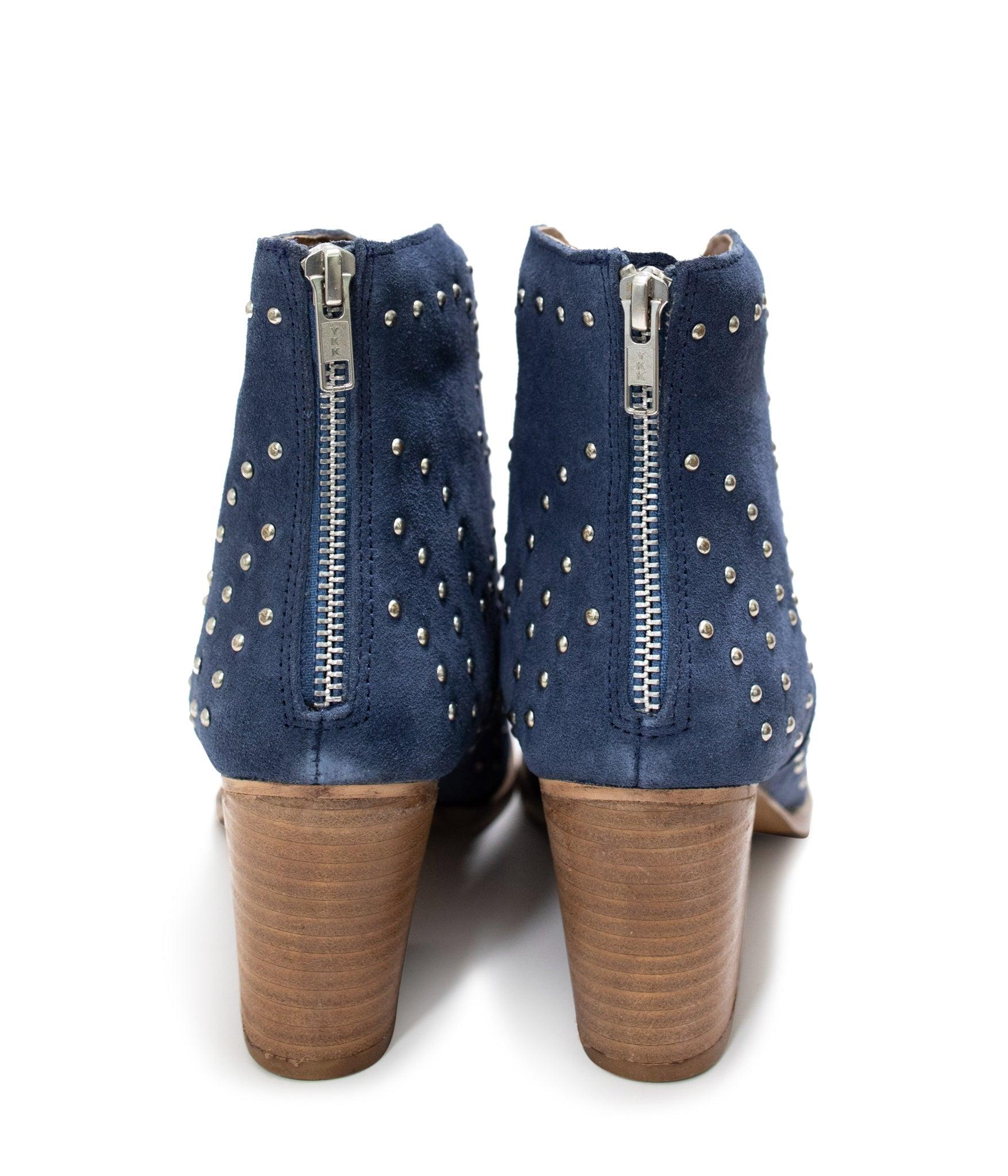 Twilight Studded Heeled Ankle Boot in Denim (Online Exclusive) Product Image