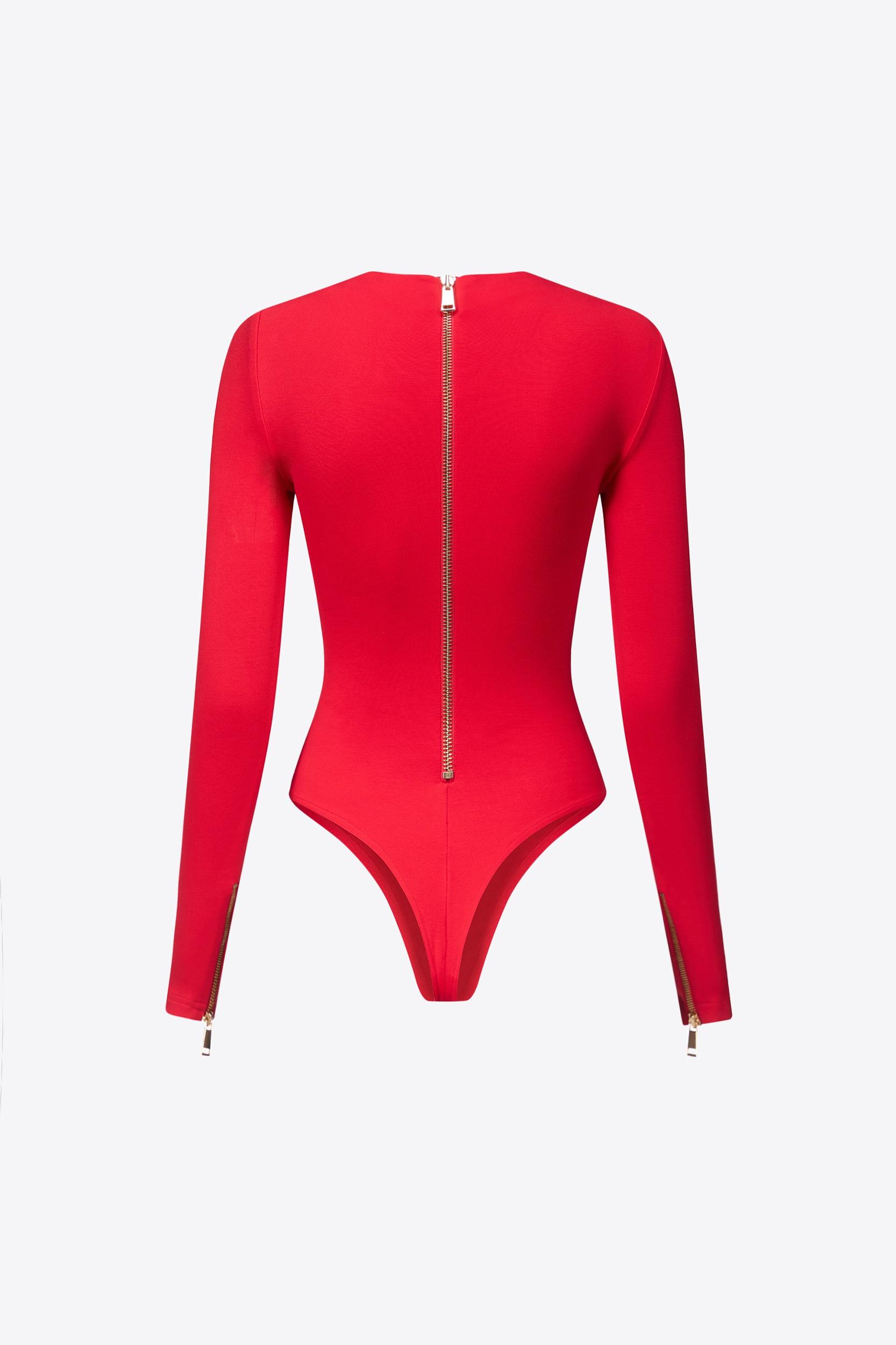 Long Sleeve Zipper Bodysuit Product Image