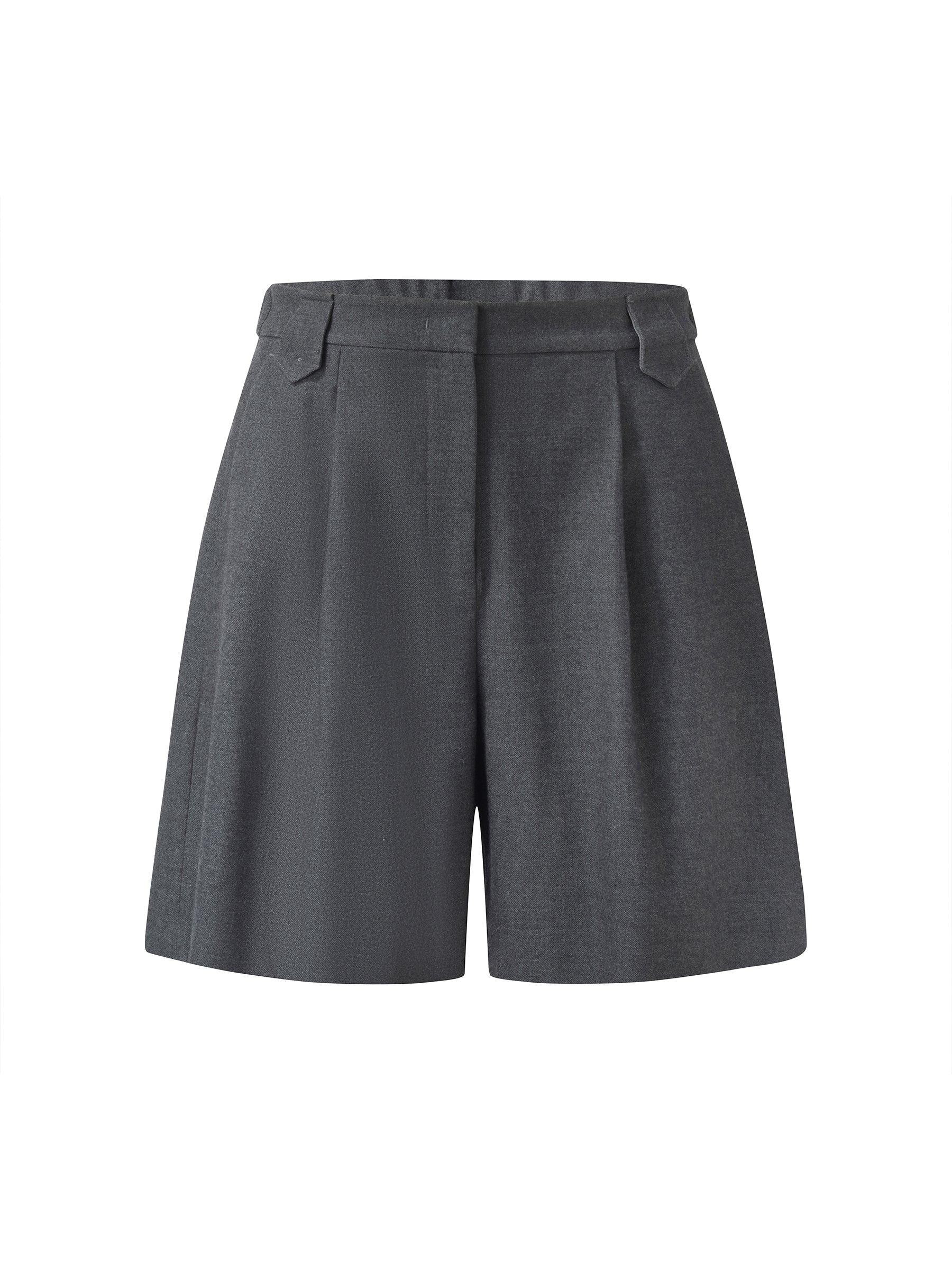 Wool Blend Women A-Line Shorts Product Image