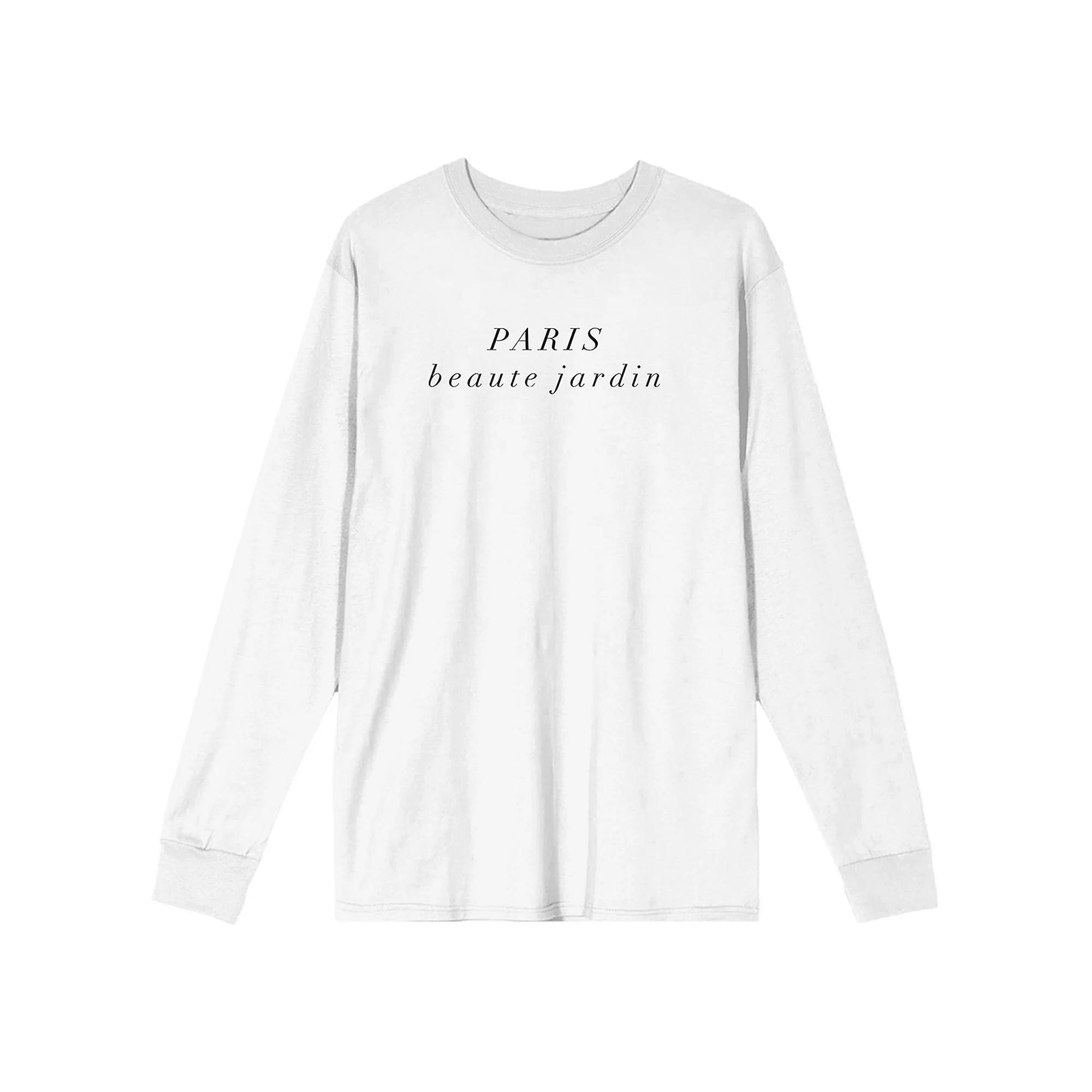 Men's Paris Beaute Jardin Long Sleeve Graphic Tee,  Product Image
