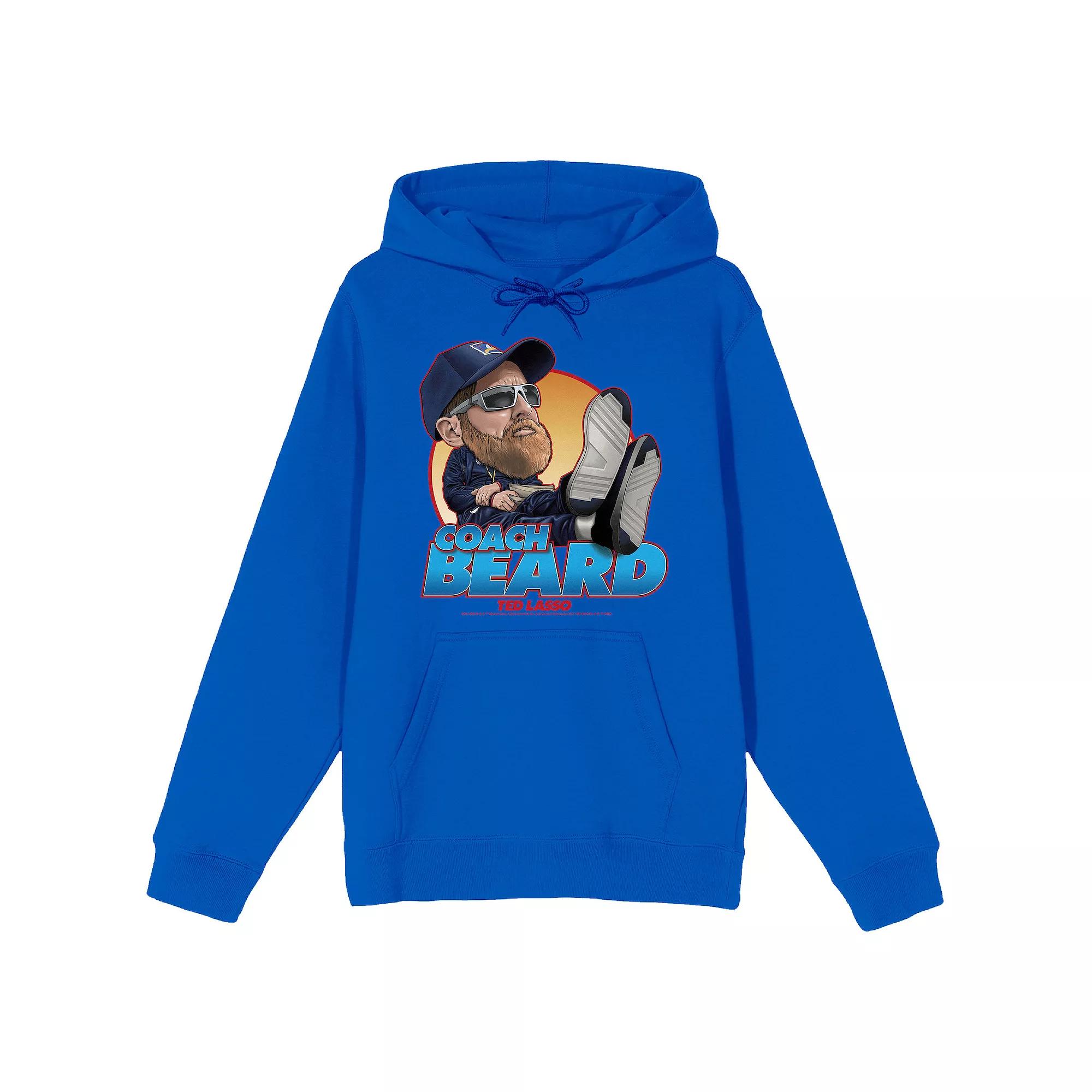 Men's Ted Lasso Coach Beard Graphic Hoodie,  Product Image